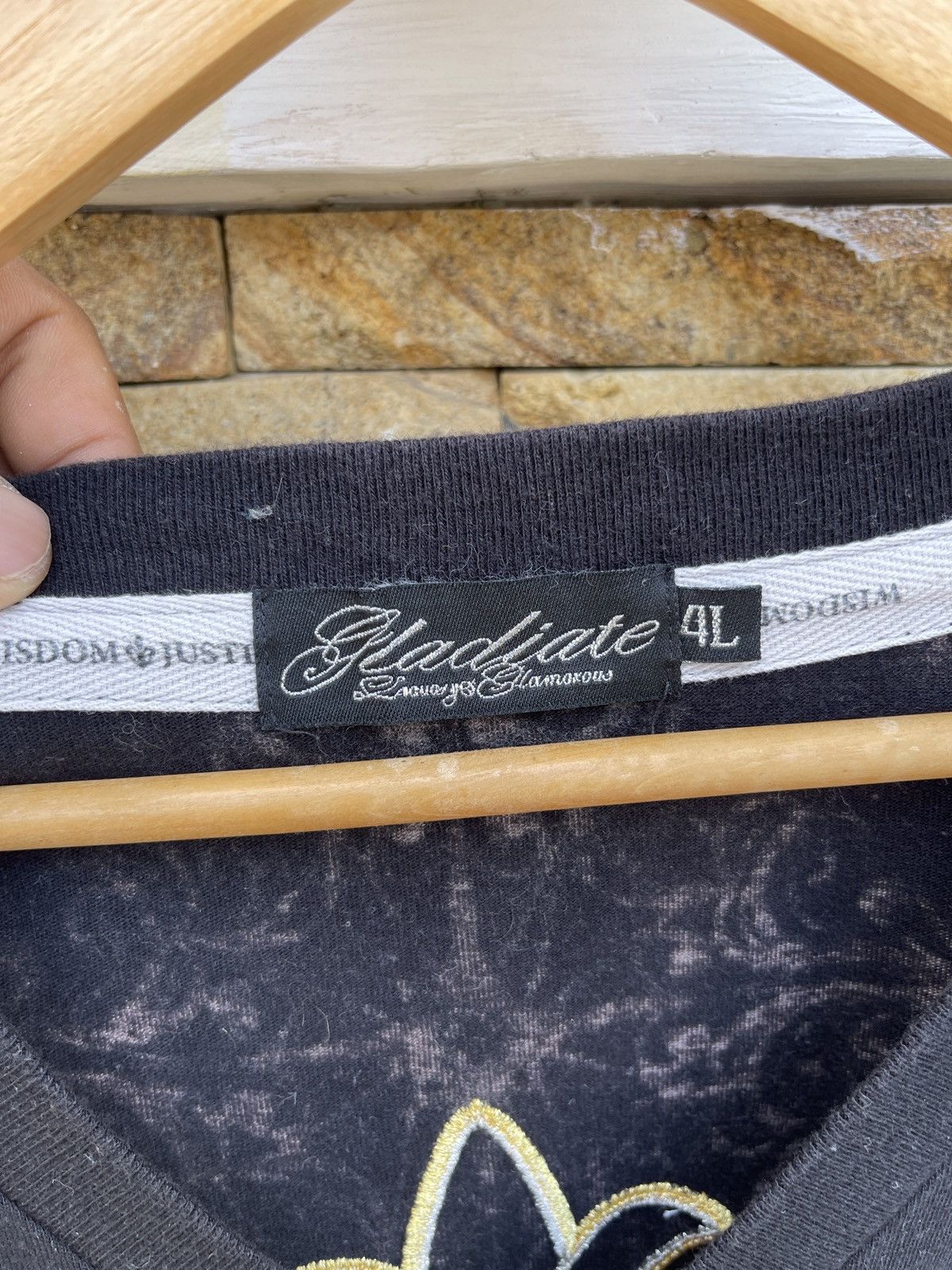 The Unbranded Brand Last Drop🔥Broklyn Heights Like Design CHROME HEART T Shirt Size US XXL / EU 58 / 5 - 6 Thumbnail
