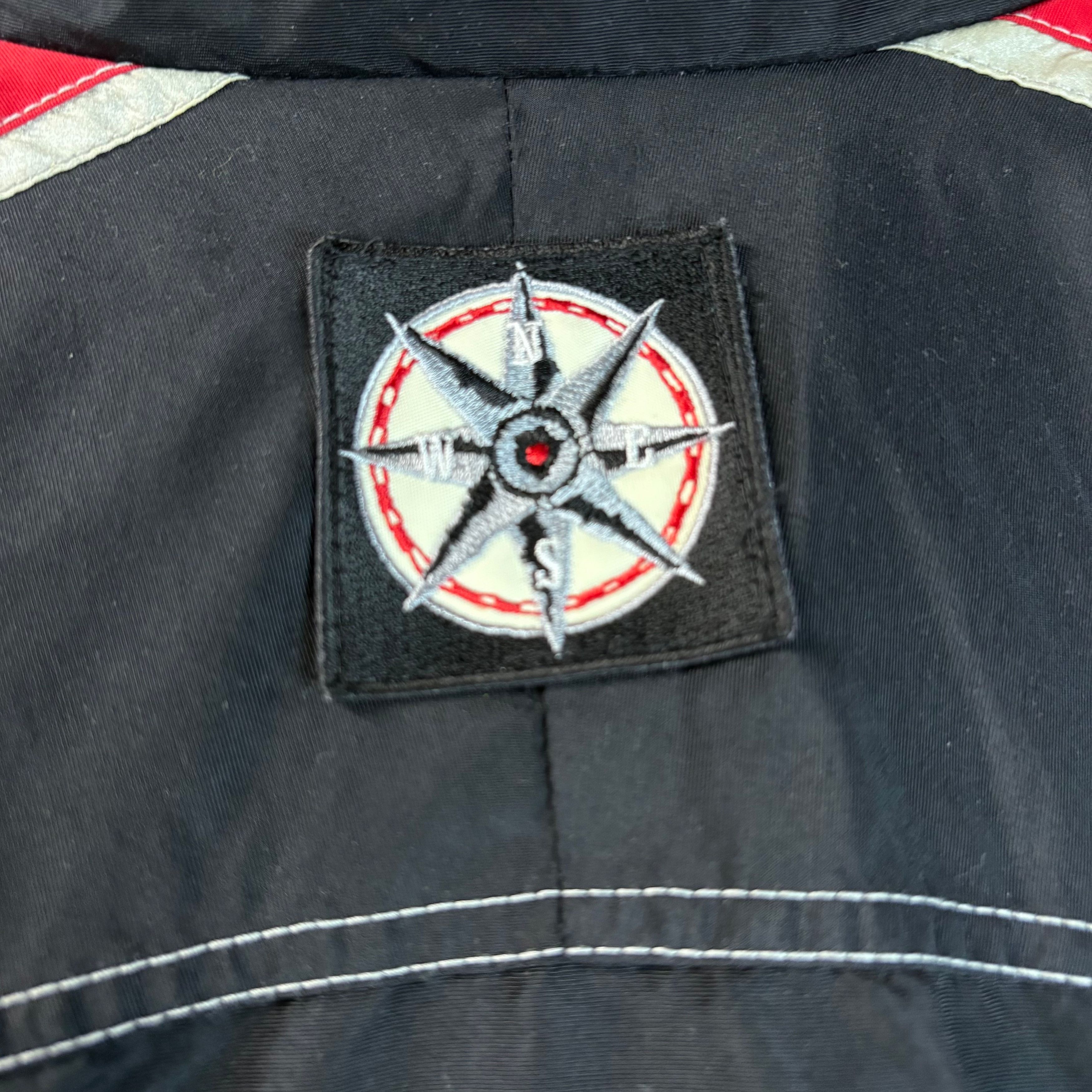 Marlboro Vintage Marlboro Unlimited Gear Black Red Nylon Windbreaker Size US XL / EU 56 / 4 - 5 Thumbnail