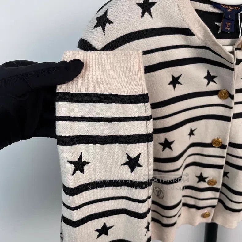 Louis Vuitton Louis Vuitton Star striped knit cardigan shirt Size S / US 4 / IT 40 - 9 Thumbnail