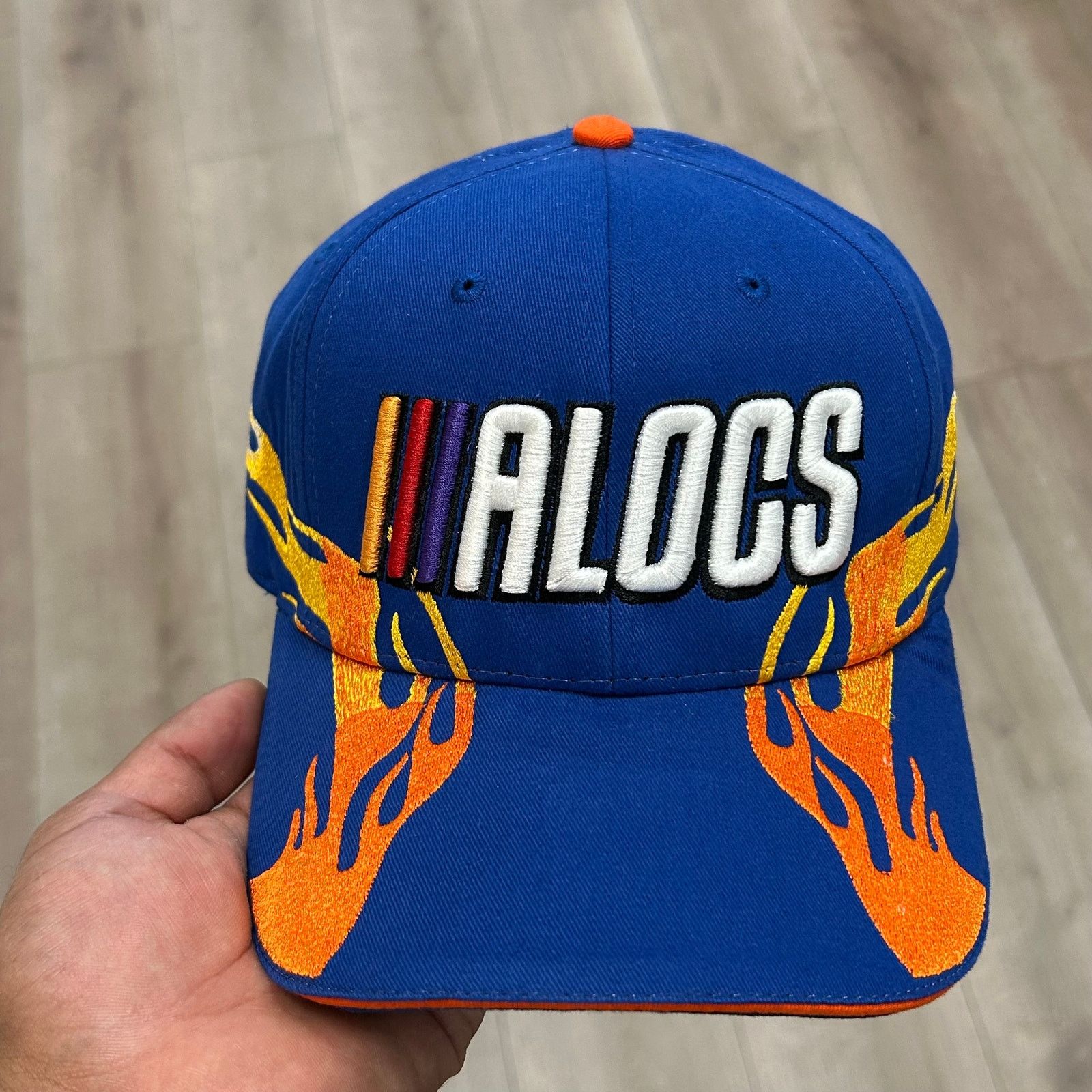 NASCAR Awful Lotta Cough Syrup Nascar Flame Racing Hat Strap back Size ONE SIZE - 2 Thumbnail