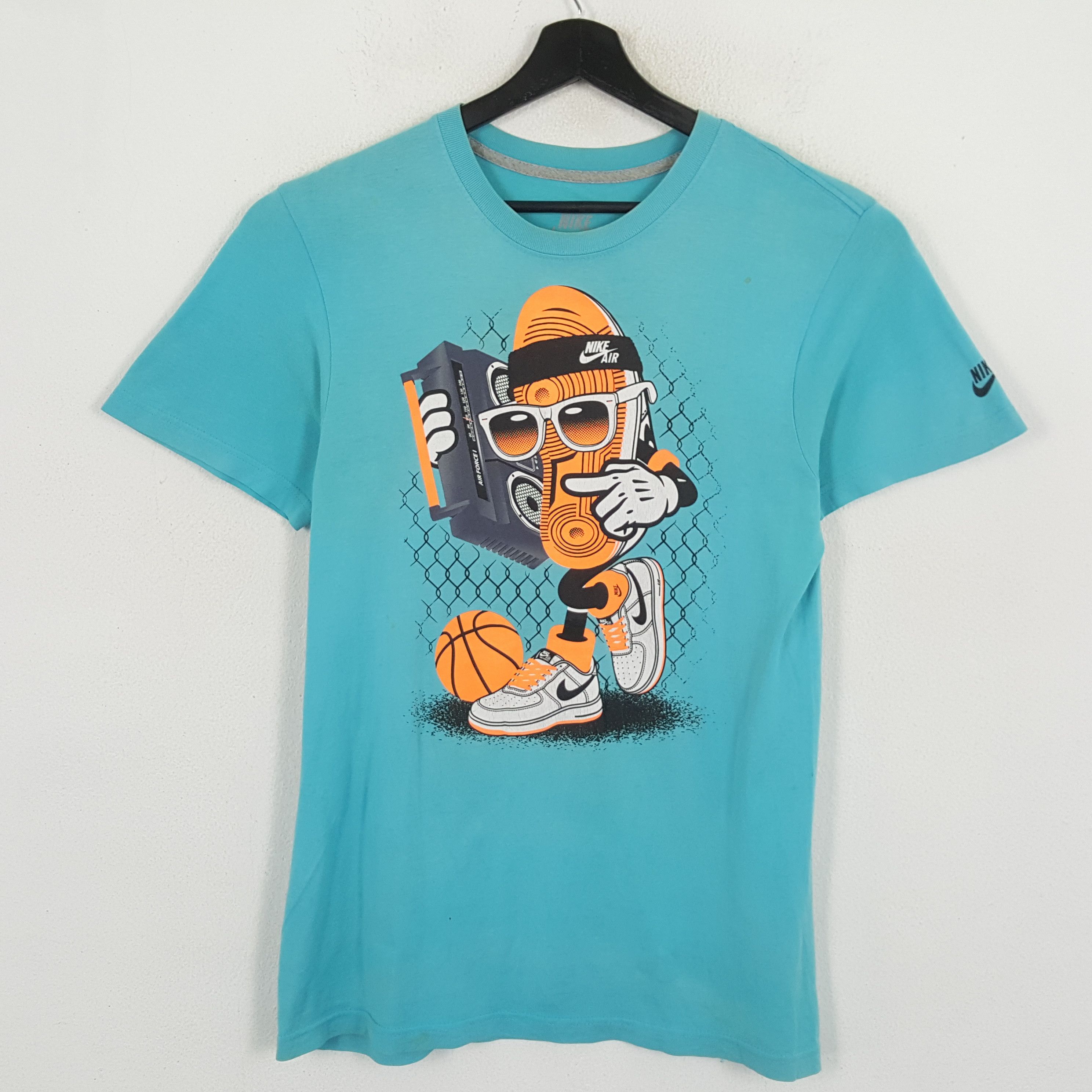 NIKE AIR FORCE Streetwear Style Center Design Tshirt