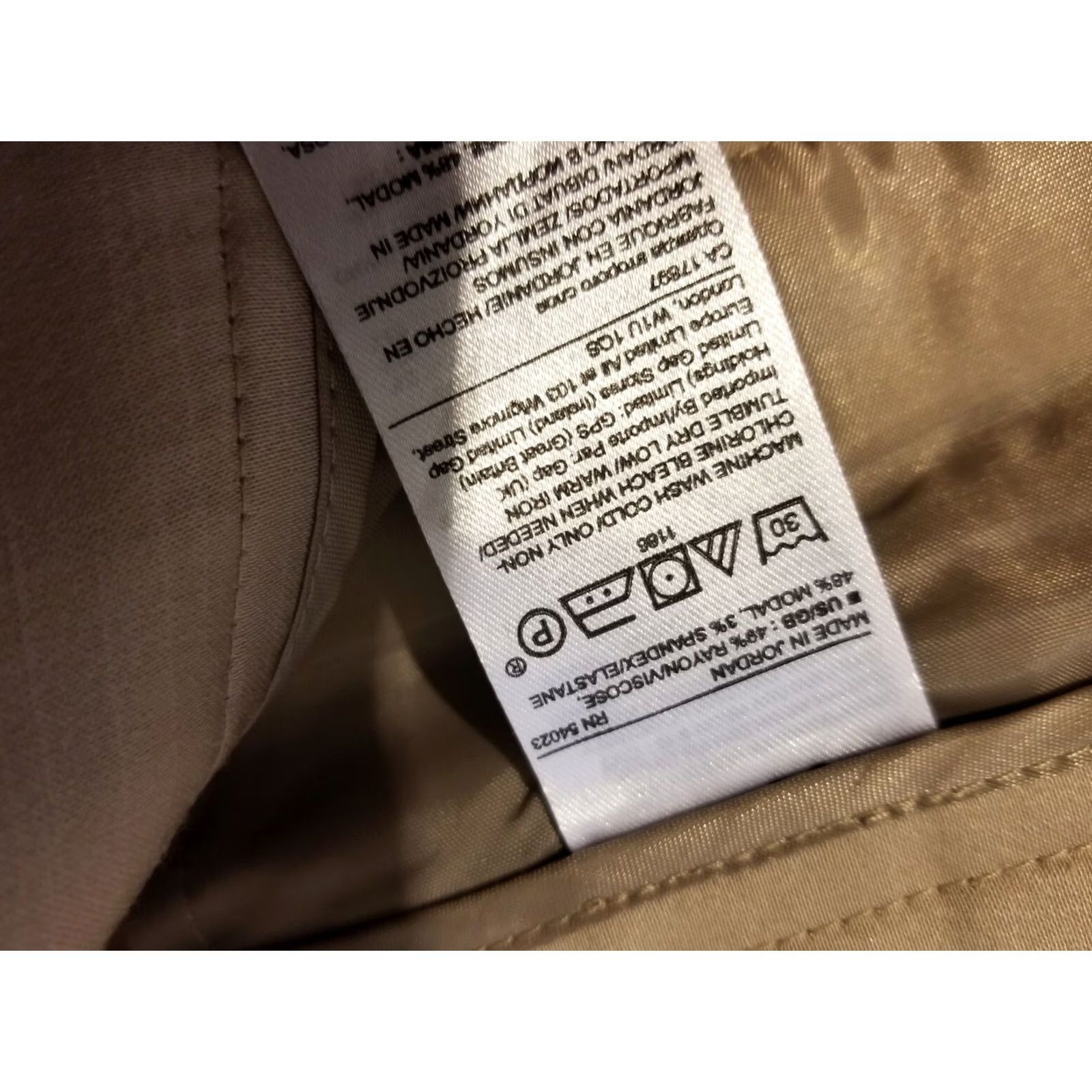Banana Republic Womens Banana Republic Dress Pants 4 Khaki Beige Slack Trouser Slacks Pants Dress Beige Womens 4 Banana Republic Size 27" / US 4 / IT 40 - 7 Thumbnail