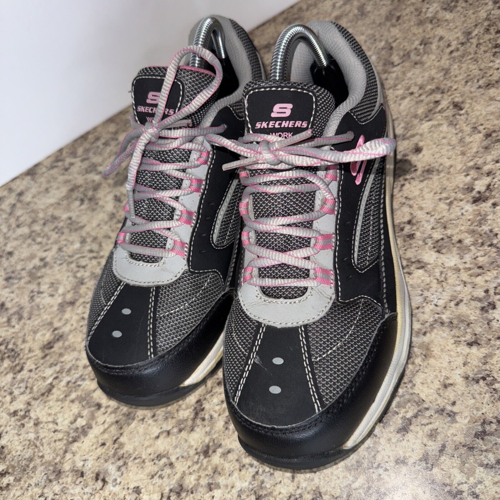 SKECHERS Skechers Steel Toe Work Shoes Women’s Sz 9 Slip Resistant Size US 9 / IT 39 - 2 Thumbnail