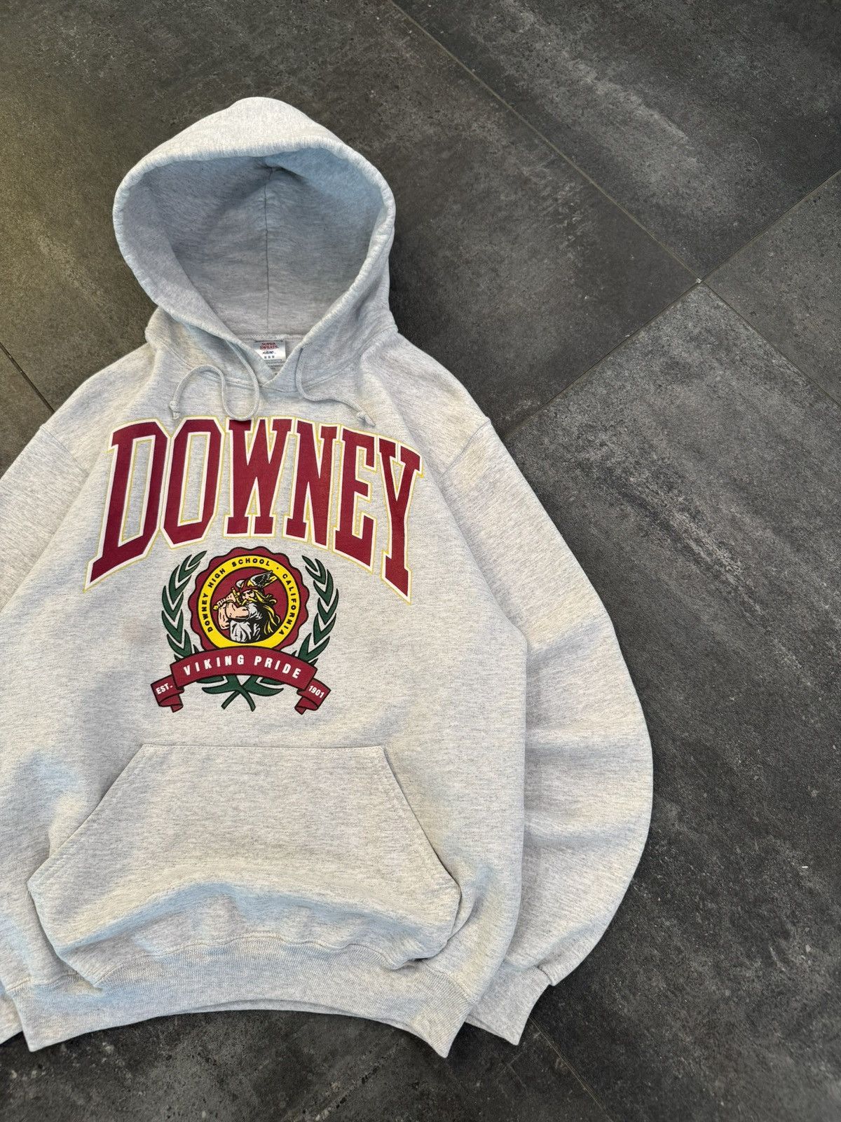 Jerzees Vintage Y2K Downey Vikings Pride Hoodie Sweatshirt Size US M / EU 48-50 / 2 - 3 Thumbnail