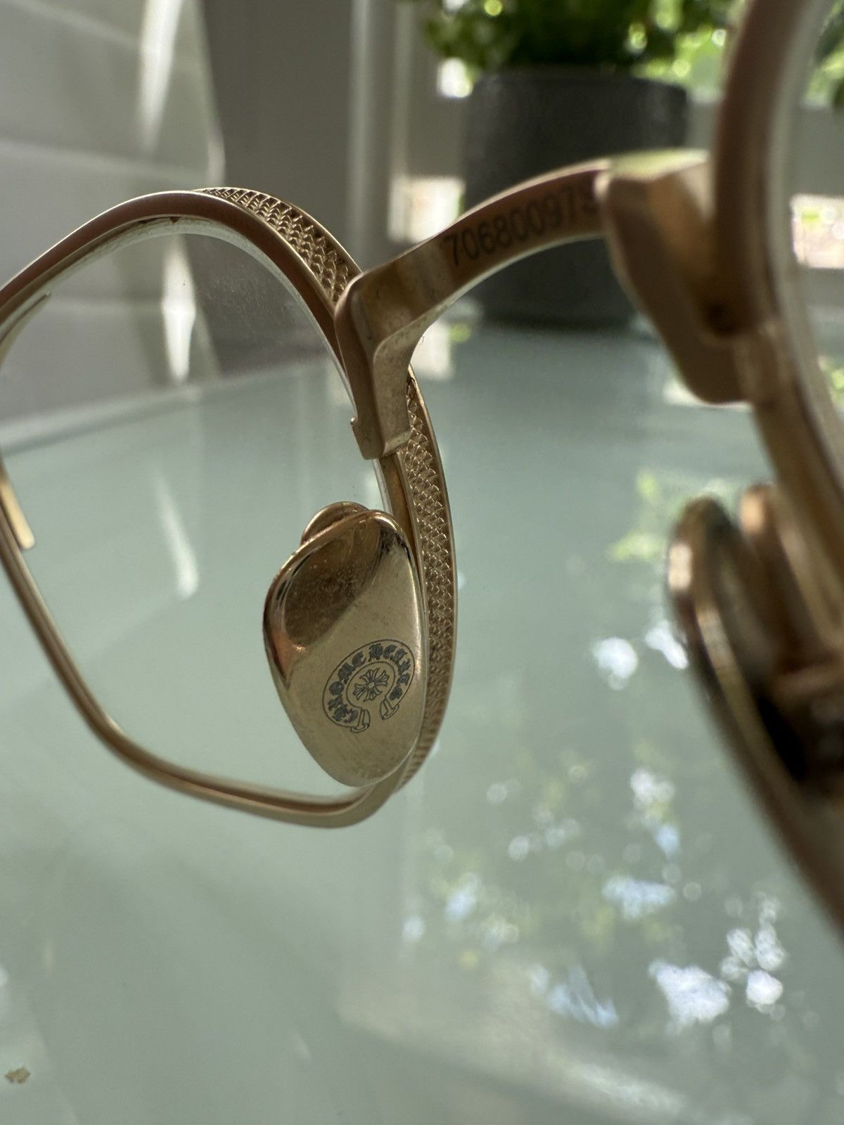 Chrome Hearts GITENHED - 22k Chrome Hearts optical glasses Size ONE SIZE - 6 Thumbnail