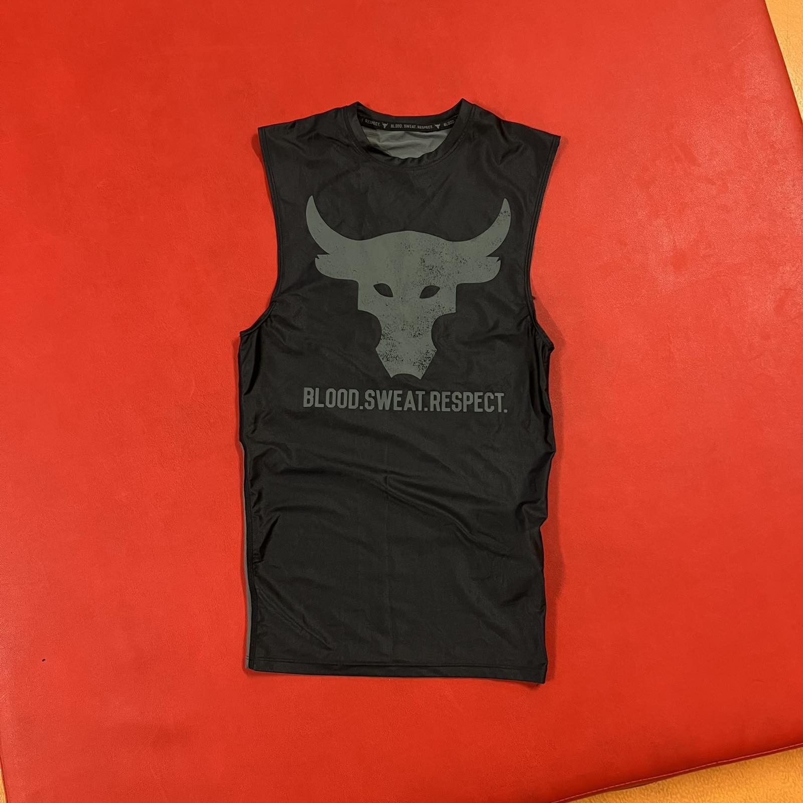 Under Armour Under Armour Project Rock Compression Tank Top Tee Size US S / EU 44-46 / 1 - 1 Thumbnail