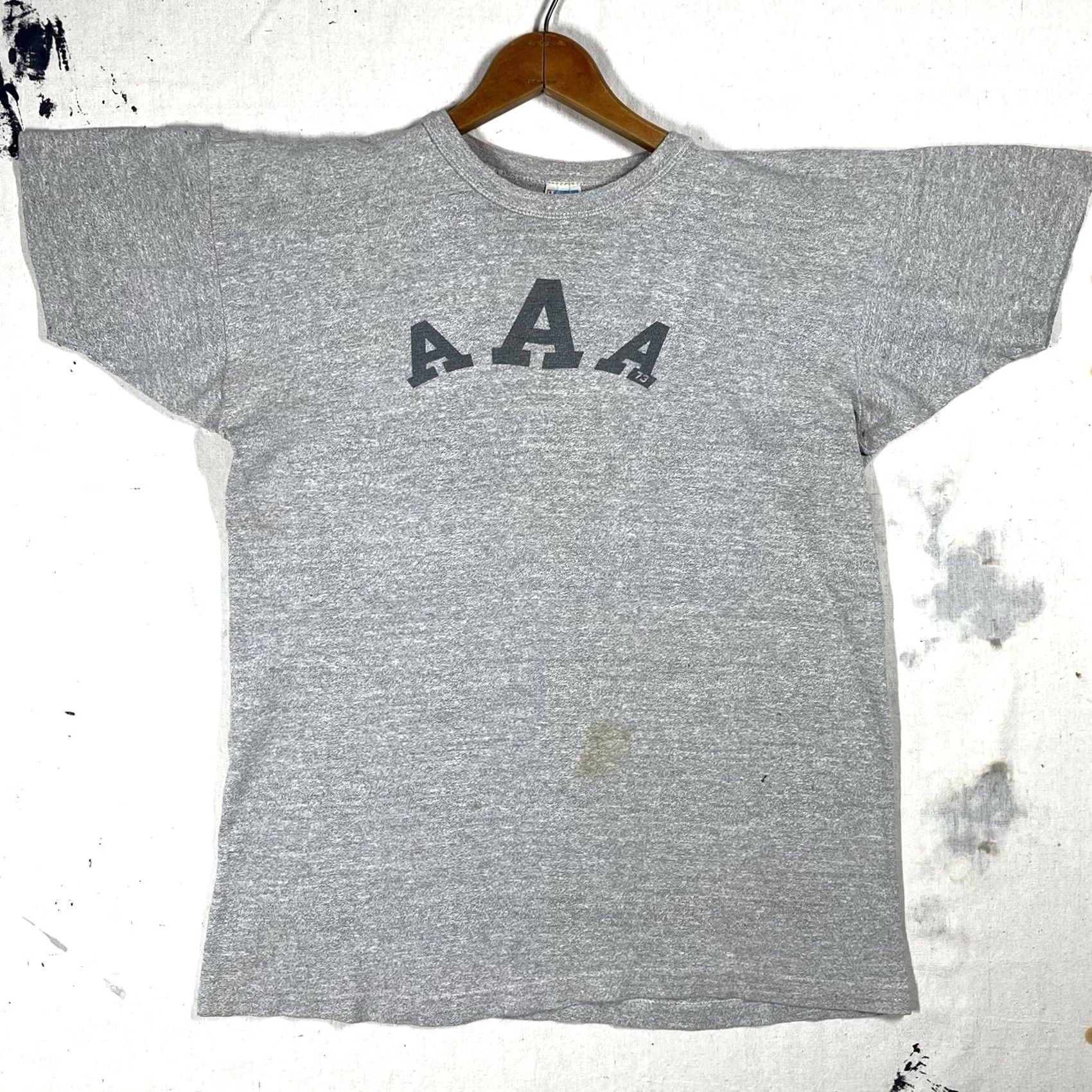 Champion VINTAGE Champion 70s USMA Army Athletic Association T Shirt XL Gray Unisex Short Sleeve Graphic Tee 1970s Size US XL / EU 56 / 4 - 2 Thumbnail