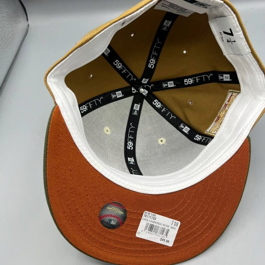 New Era Los Angeles LA Dodgers Hat Men 7 1/4 59Fifty New Era Fitted Size ONE SIZE - 7 Thumbnail