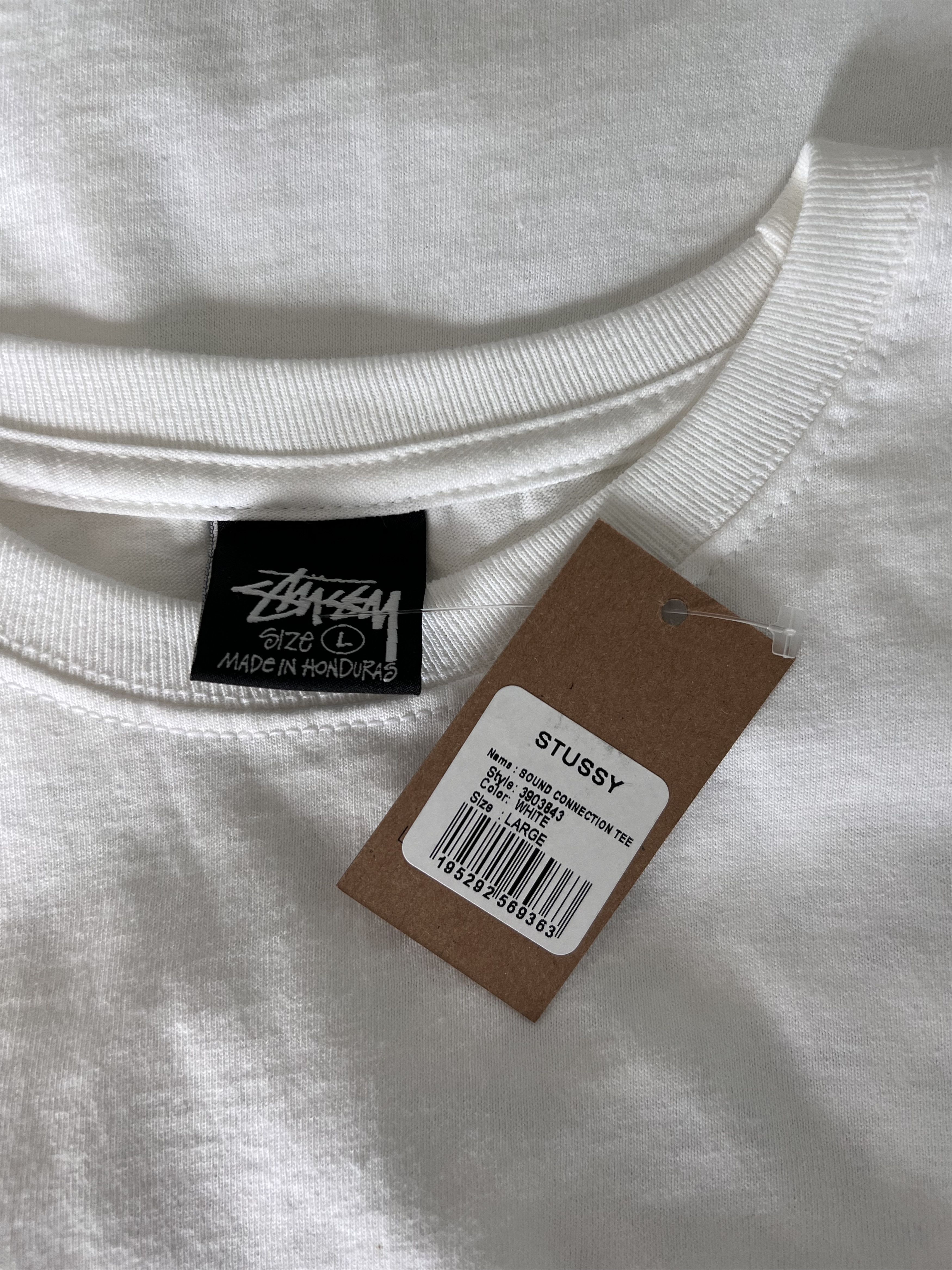 Patta × Stussy Patta Stussy Sound Connection Tee in White Size US L / EU 52-54 / 3 - 5 Thumbnail
