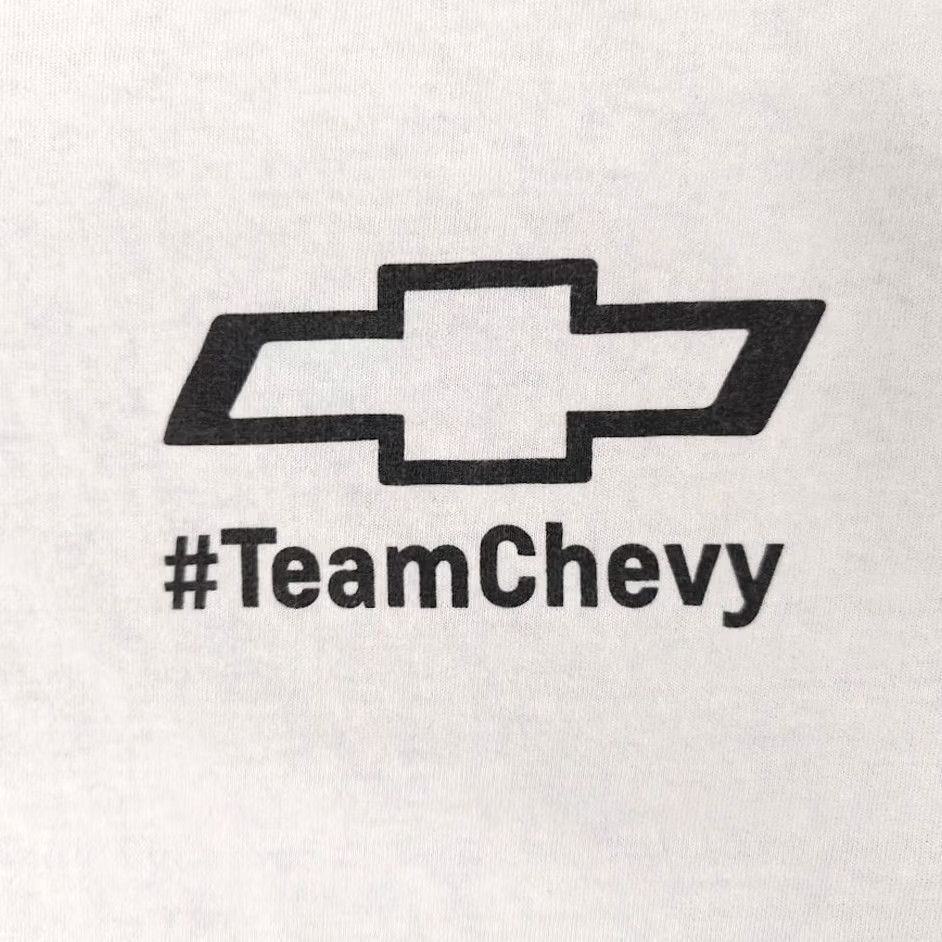 Vintage Chevrolet Racing T Shirt Mens Size XL White Team Chevy Size US XL / EU 56 / 4 - 5 Thumbnail