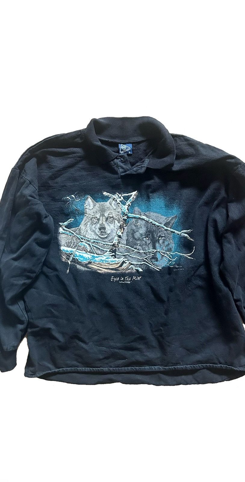 Wek vintage wek the world wolf long sleeve Size US M / EU 48-50 / 2 - 3 Thumbnail