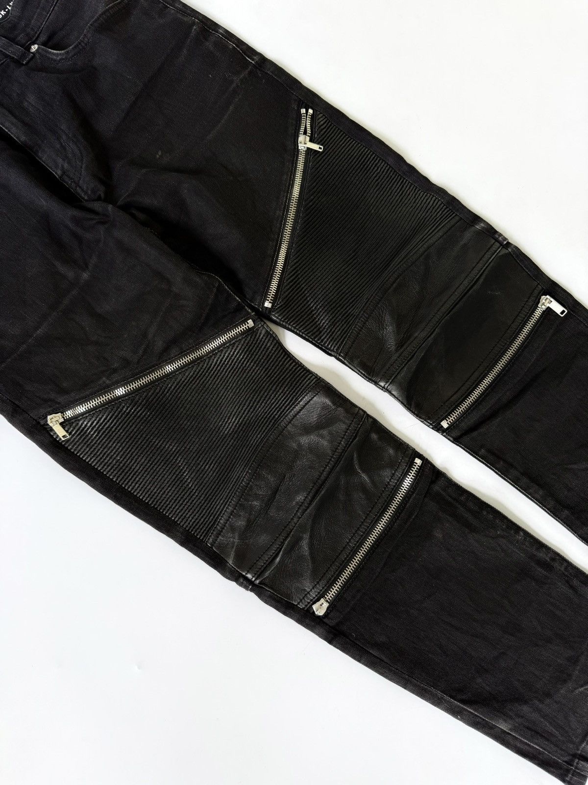 Saint Laurent Paris Saint Laurent by Hedi Slimane S/S16 Biker Denim Pants Size US 31 - 5 Thumbnail