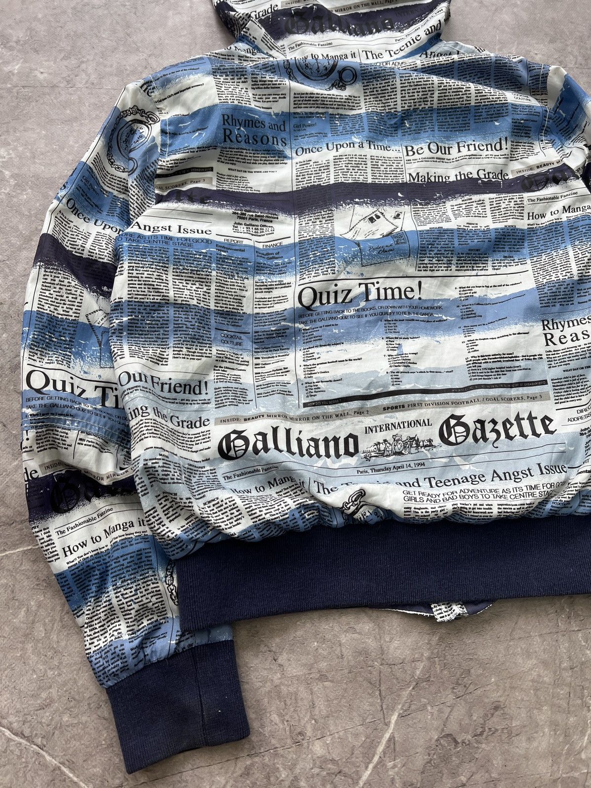 Designer × John Galliano VINTAGE RARE 90s gazette John Galliano nylon jacket Woman L Size L / US 10 / IT 46 - 14 Thumbnail
