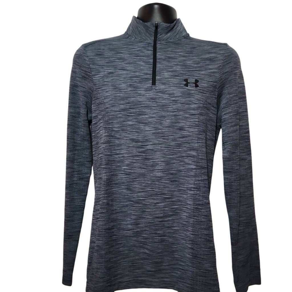 Under Armour Under Armour Mens Size Small Blue Marled Long Sleeve 1/4 Zip Size US S / EU 44-46 / 1 - 1 Thumbnail