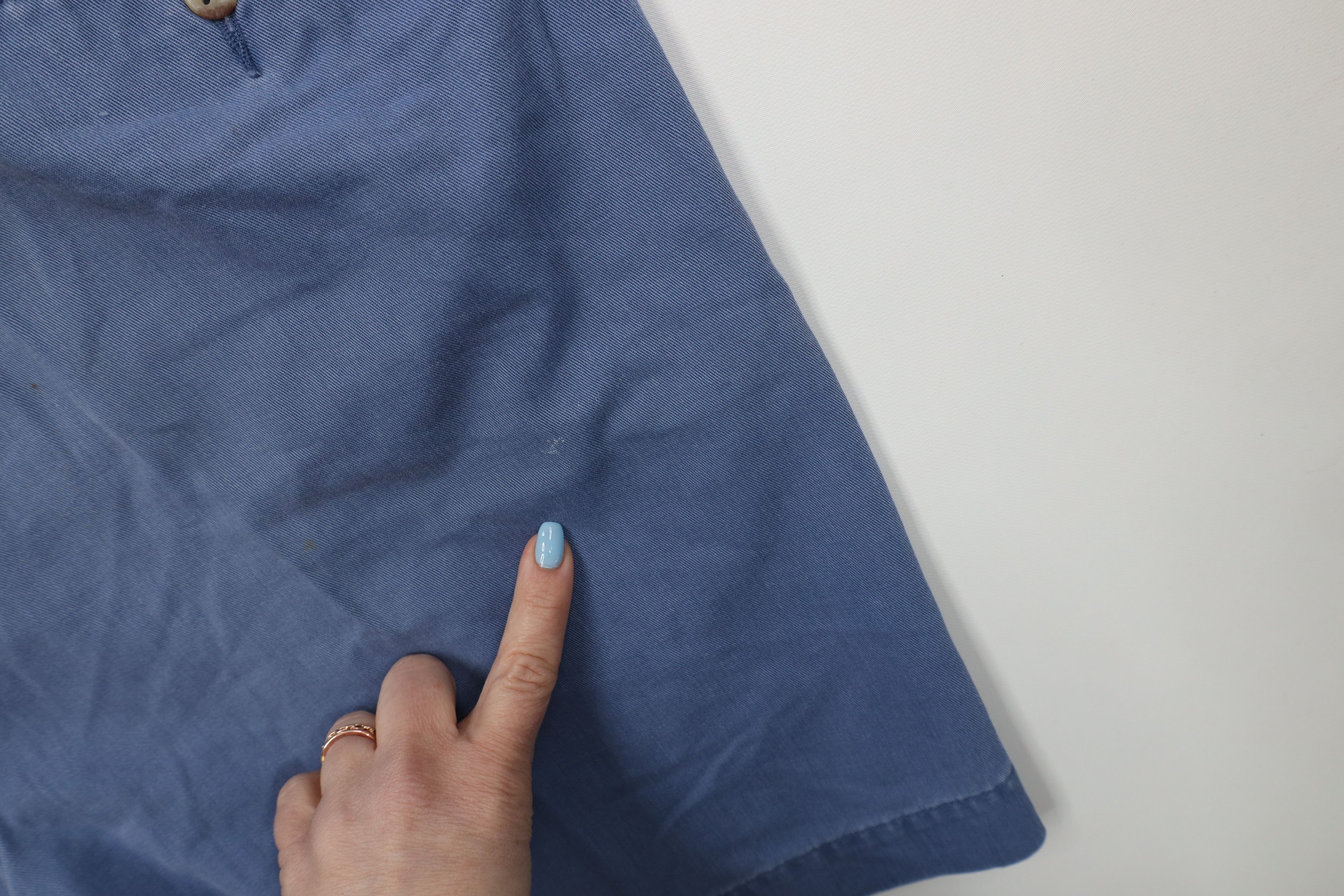 Polo Ralph Lauren Vintage 90s Ralph Lauren Above Knee Chino Shorts Blue Cotton Size US 34 / EU 50 - 12 Thumbnail