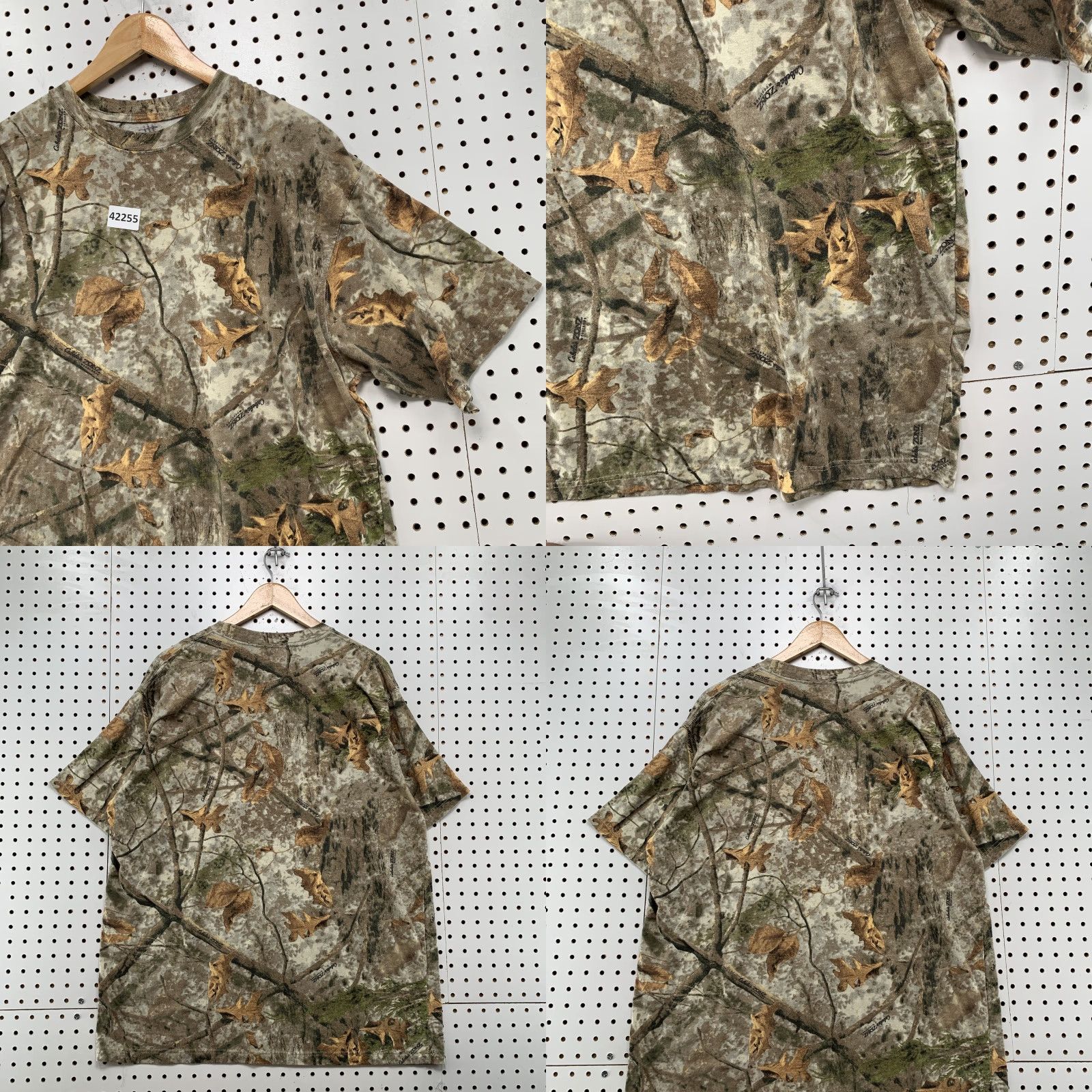 Vintage Field Duty Camouflage Shirt Mens XL Green Brown Short Sleeve Outdoor Hunt Size US L / EU 52-54 / 3 - 8 Thumbnail