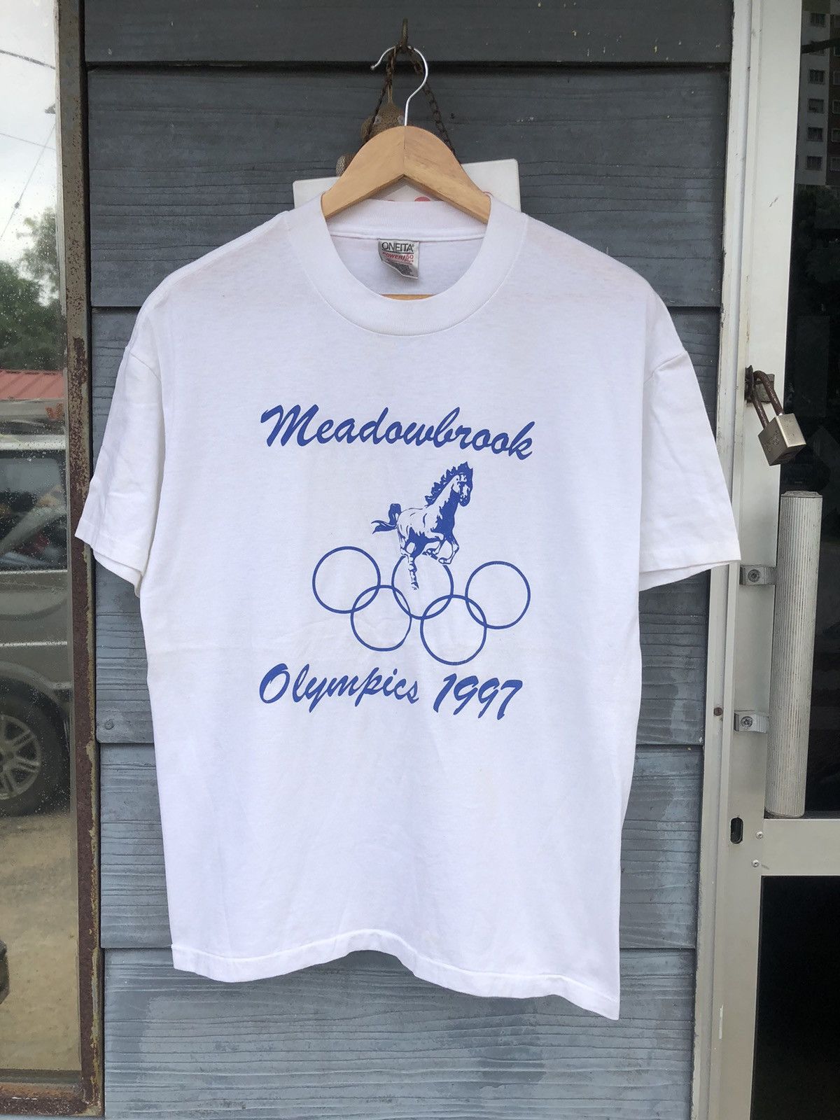 Vintage 90s ONEITA Meadowbrook Olympics 1997 Tee