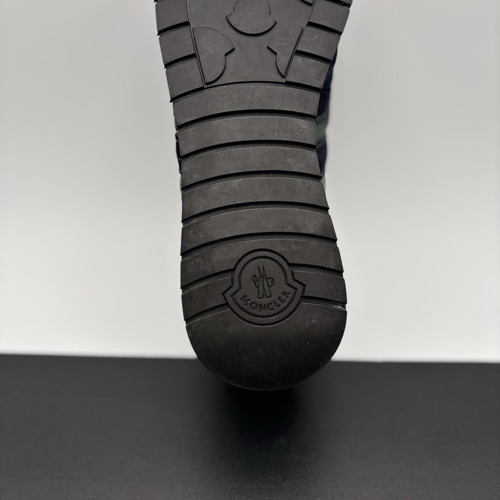 Moncler Moncler Montego Suede Trainer ' Navy, Green ' | SUPER CLEAN! Size US 11 / EU 44 - 9 Thumbnail