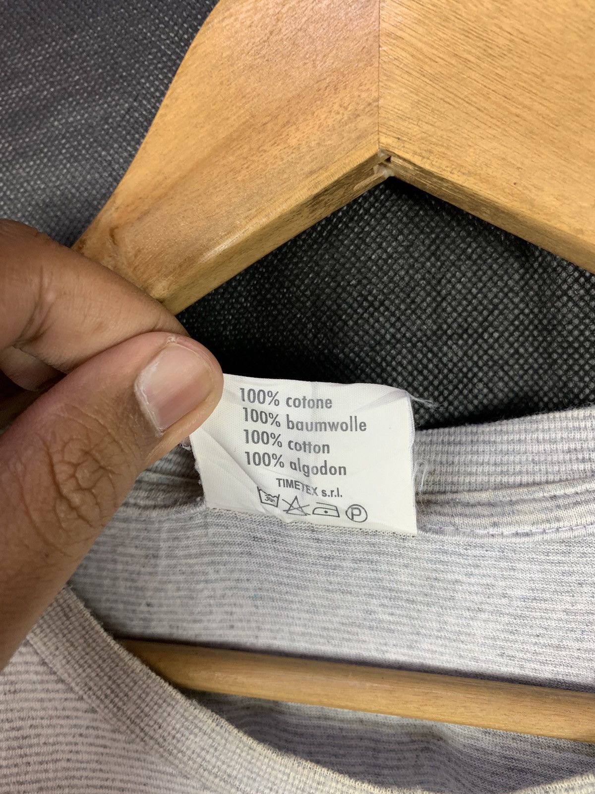 Other Steals! Pisa Italia Timetex Big Logo Spellout Tee Size US L / EU 52-54 / 3 - 6 Thumbnail