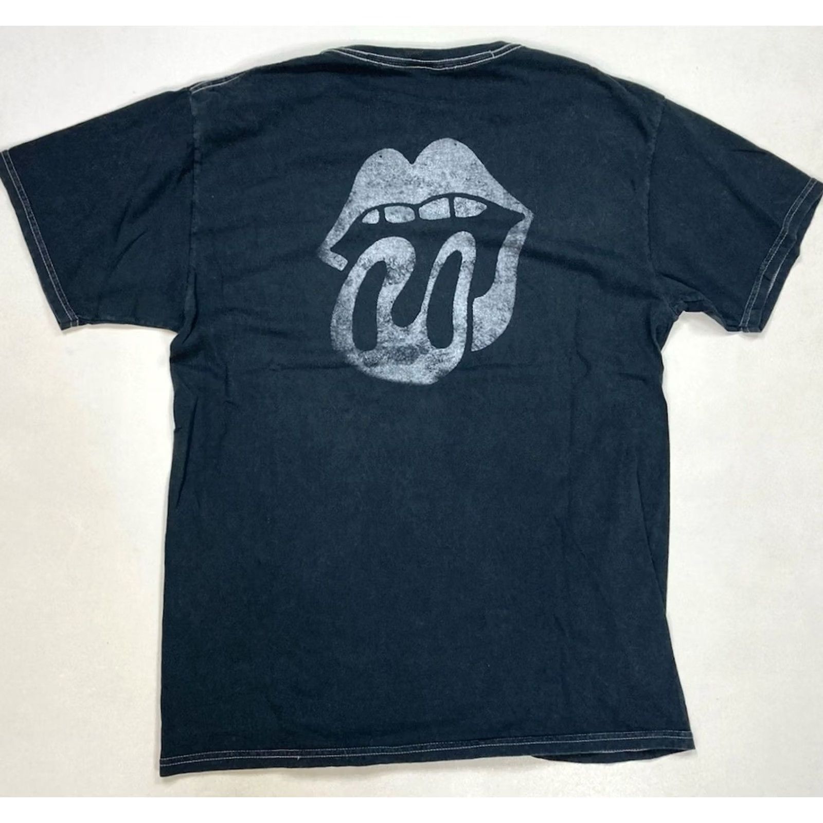 Logo 7 The Rolling Stones Logo Graphic T-shirt Men Medium Black Short Sleeve Music Size US M / EU 48-50 / 2 - 3 Thumbnail