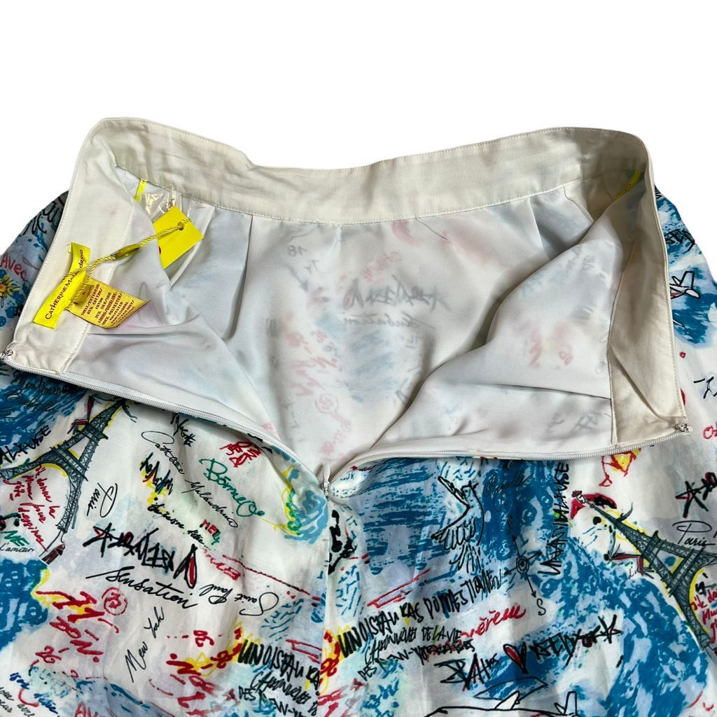 Other NWT Catherine Malandrino Flash Maxi silk blend Skirt. Size 28" / US 6 / IT 42 - 15 Thumbnail