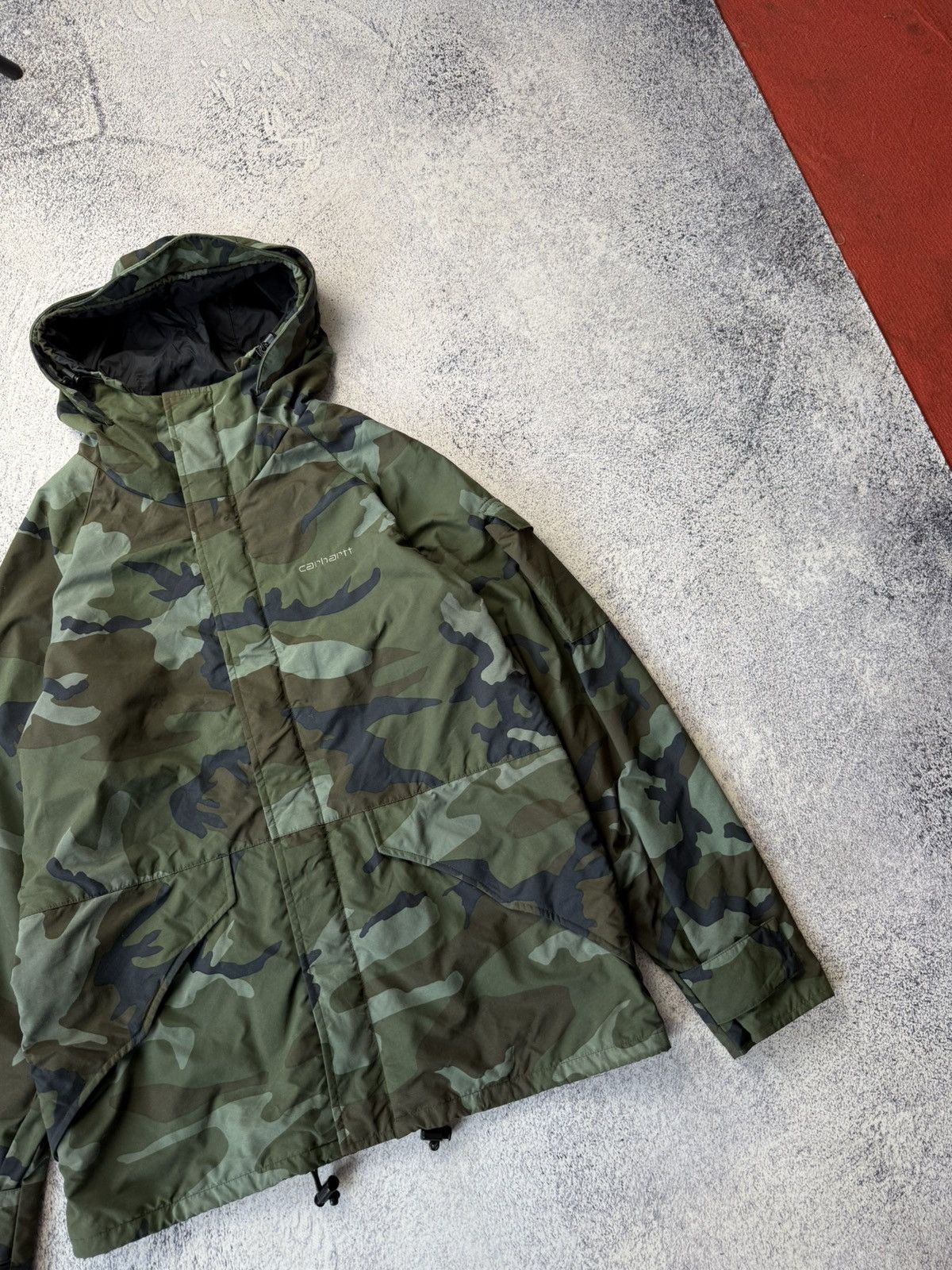 Carhartt Vintage: Carhartt Wax Camo Jacket Y2K Size US S / EU 44-46 / 1 - 7 Thumbnail