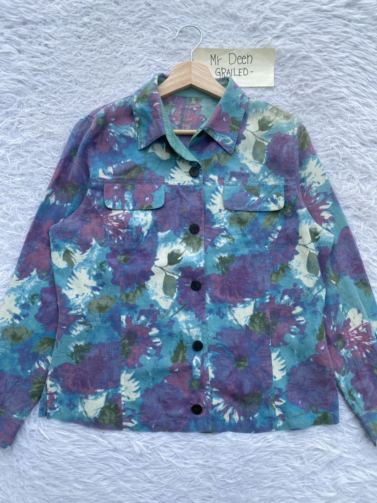 Longchamp Rare Longchamp Tie Dye Shirt Size M / US 6-8 / IT 42-44 - 4 Thumbnail