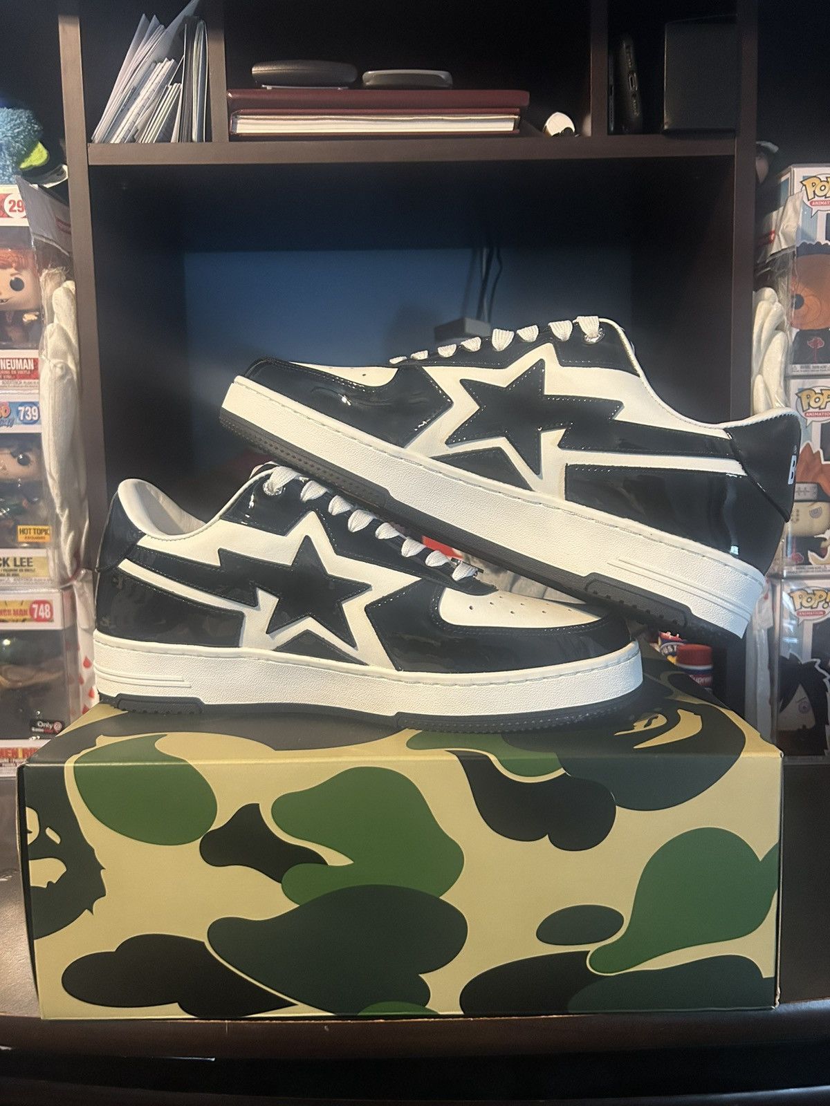 Bape Bapesta Icon #1 M2 ‘Black’ - [ 1L80191305 ] Size US 12 / EU 45 - 1 Thumbnail