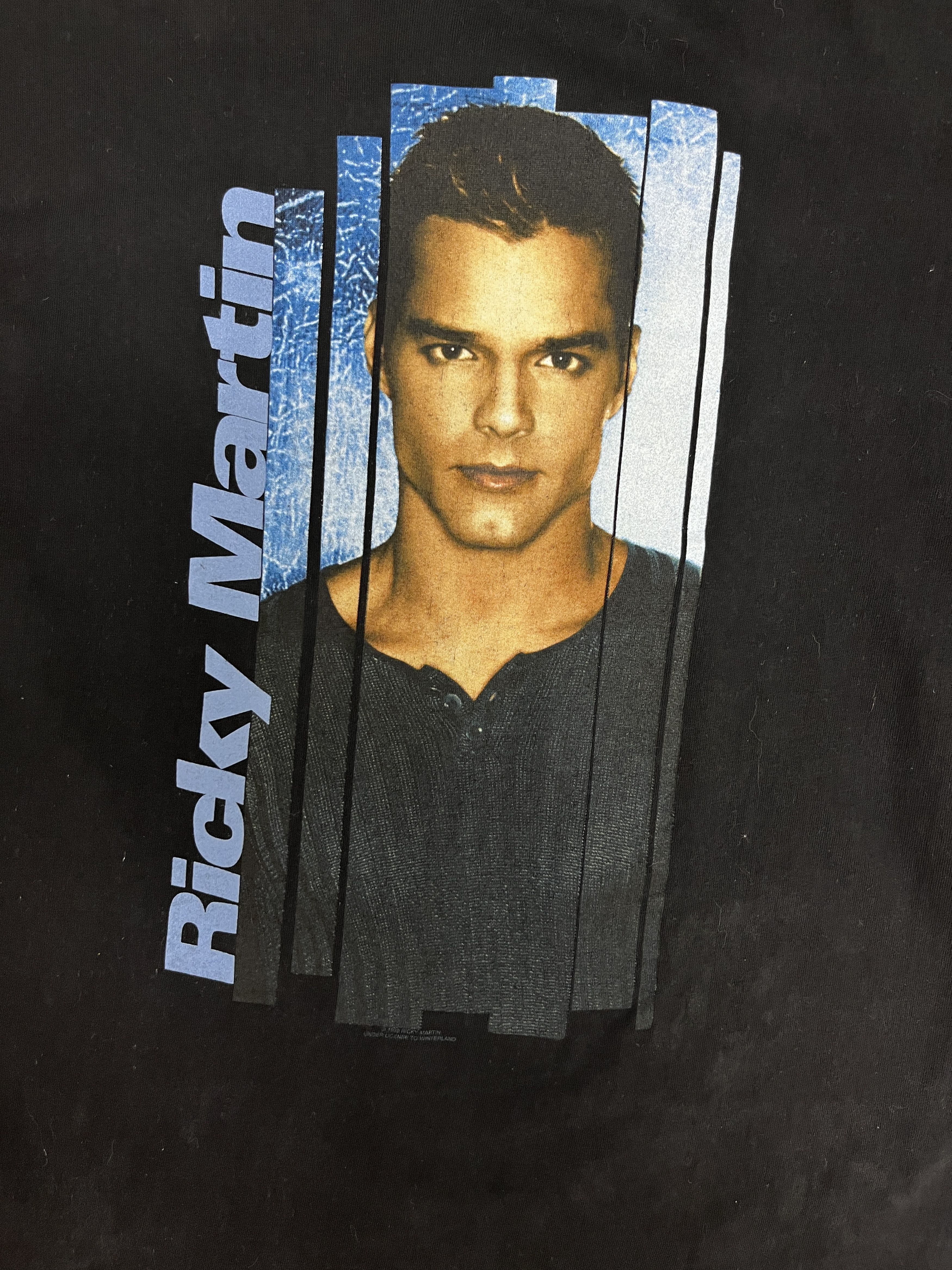 Vintage Ricky Martin 1999 Tour Vintage Black T-Shirt Tee Size US L / EU 52-54 / 3 - 2 Thumbnail