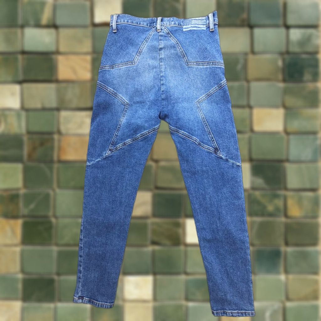 Vintage Revice Denim Venus Star High Rise Crop Jeans 27 Blue Stretch USA Made Womens Size 27 Jeans Crop Denim Size 27" / US 4 / IT 40 - 1 Thumbnail