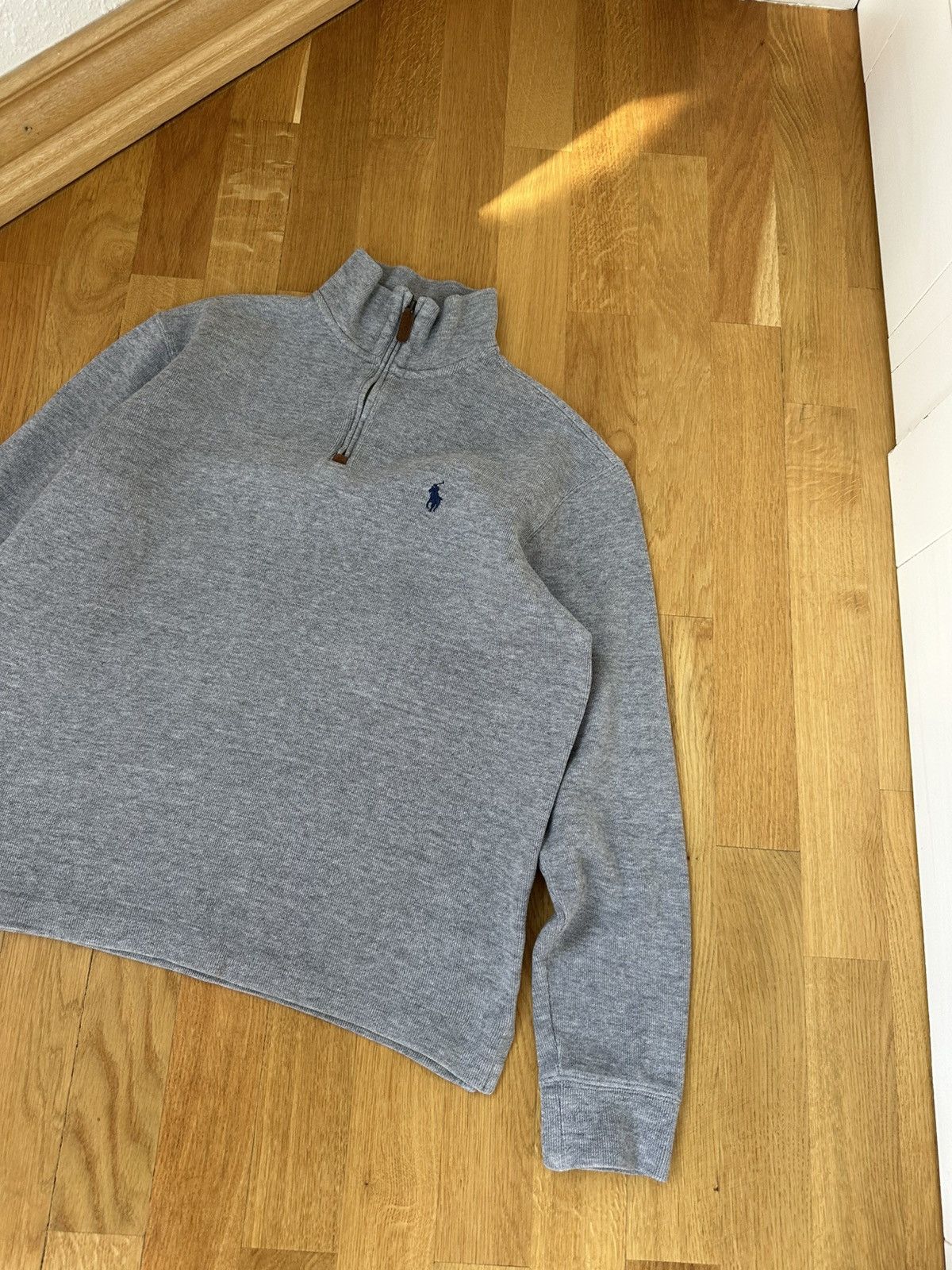 Polo Ralph Lauren Vintage Polo Ralph Lauren Half-Zip Sweatshirt Gray Fit Size US S / EU 44-46 / 1 - 3 Thumbnail