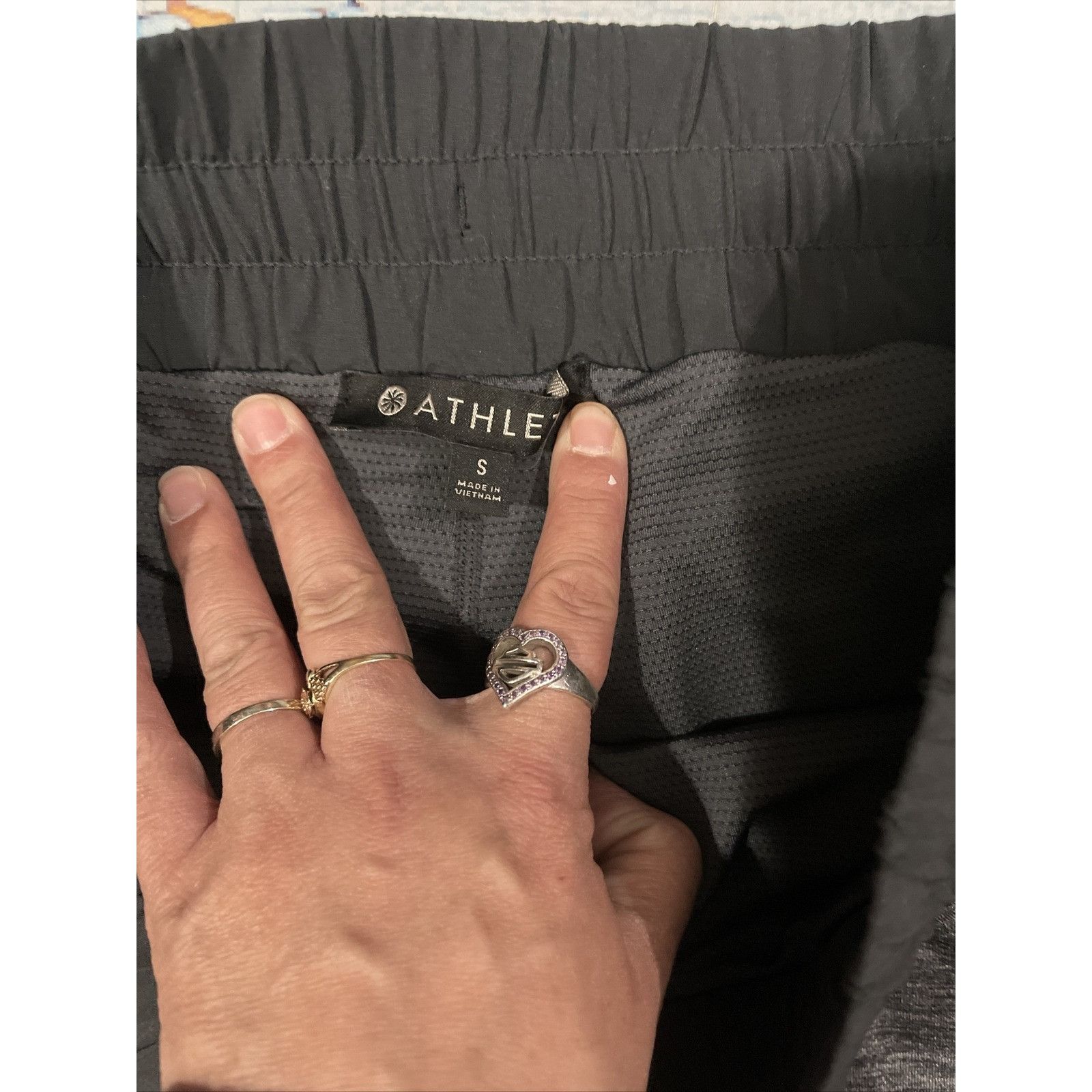 Athleta ATHLETA Skort Shorts Black And Gray WOMENS Small Side Pocket Size 28" / US 6 / IT 42 - 3 Thumbnail
