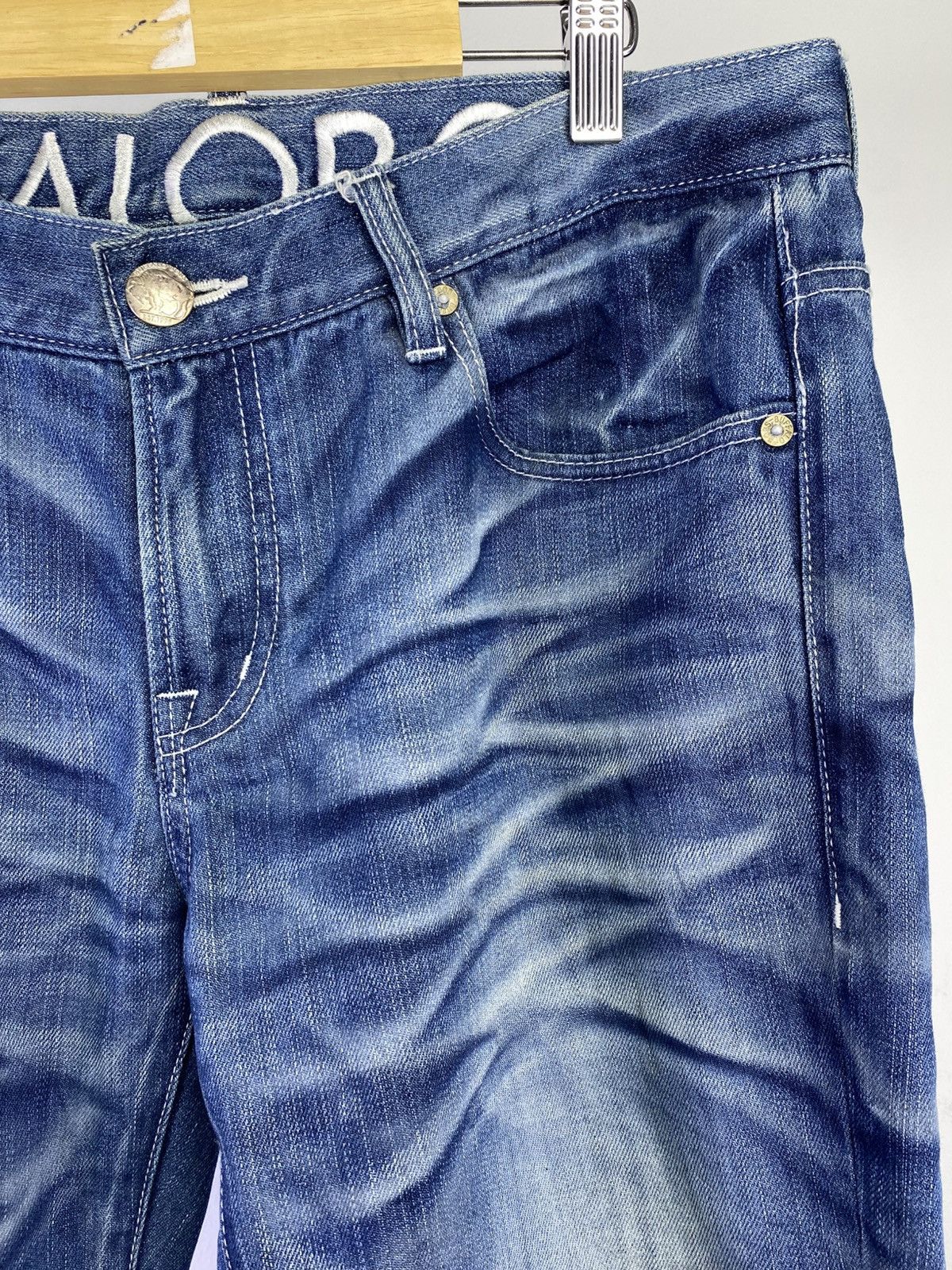 BUFFALO BOBS Buffalo Bobs 00s Honeycomb Washed Denim Japan Size US 32 / EU 48 - 11 Thumbnail