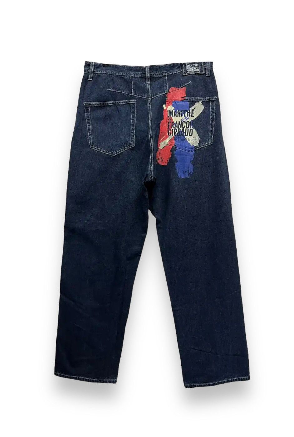 🔥 FYE 90’s GIBRAUD Art Painted Baggy Denim Pants