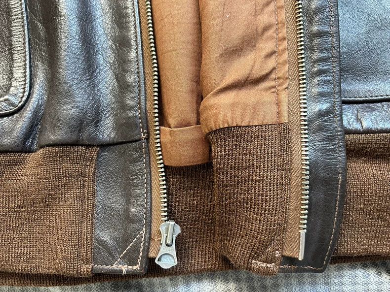 The Real McCoy's The REAL McCOY'S A2 size 38 Pilot Jacket with Horsehide Size US M / EU 48-50 / 2 - 6 Thumbnail