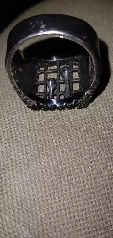 Other Fashion Punk 3D Prison Ring Size ONE SIZE - 2 Thumbnail