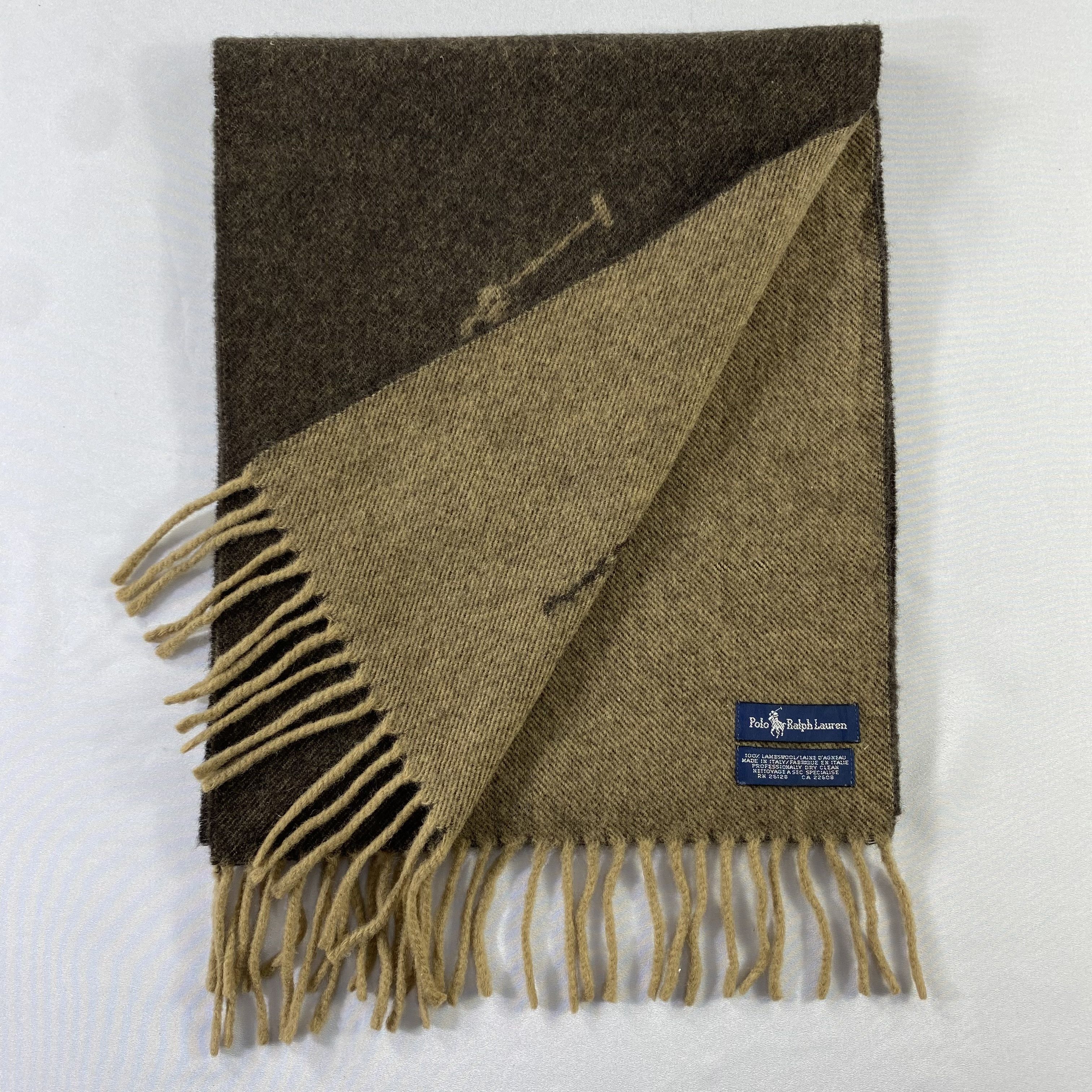 Polo Ralph Lauren Polo Ralph Lauren Scarf Big Logo Neck Wrap Wool Muffler Size ONE SIZE - 5 Thumbnail