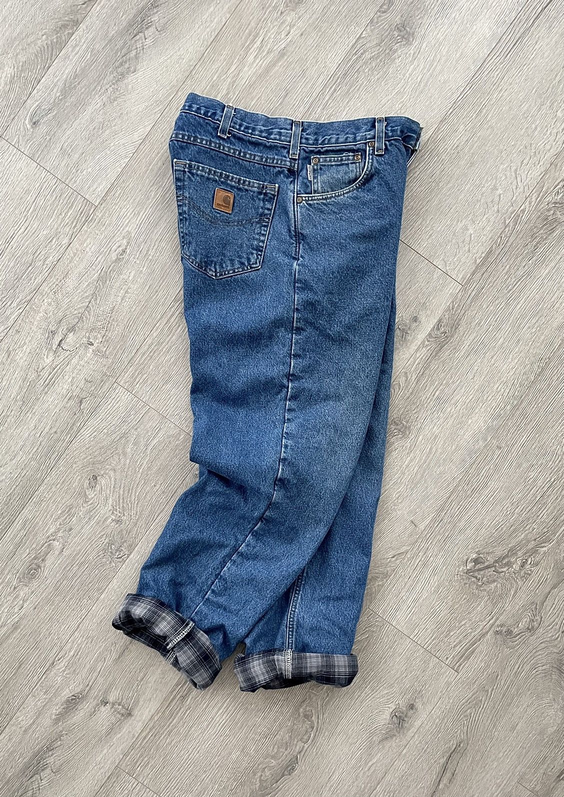 Carhartt Carhartt Denim Lined Jeans Pants Workwear Vintage Carpenter Size US 36 / EU 52 - 3 Thumbnail