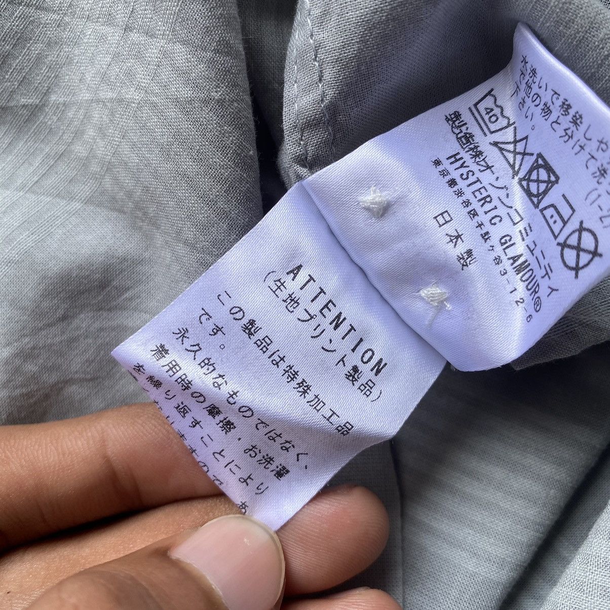 Hysteric Glamour 🔥HYSTERIC GLAMOUR x THE GHOST WOLVES SHIRT. Size US S / EU 44-46 / 1 - 15 Thumbnail