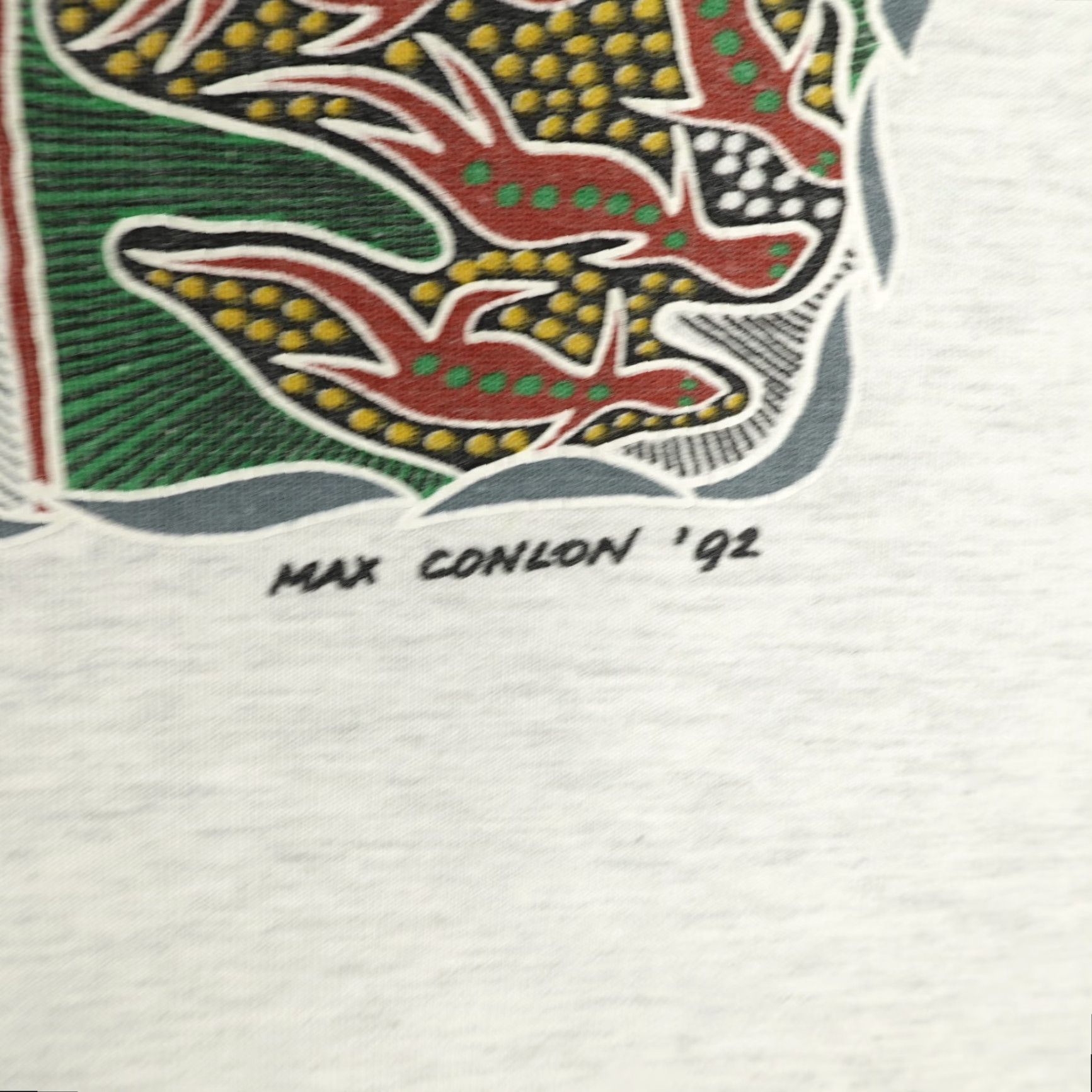 Vintage VINTAGE Gooses Max Conlon Shirt Mens Large Gray Graphic Print Australian Animals 90s Size US L / EU 52-54 / 3 - 4 Thumbnail