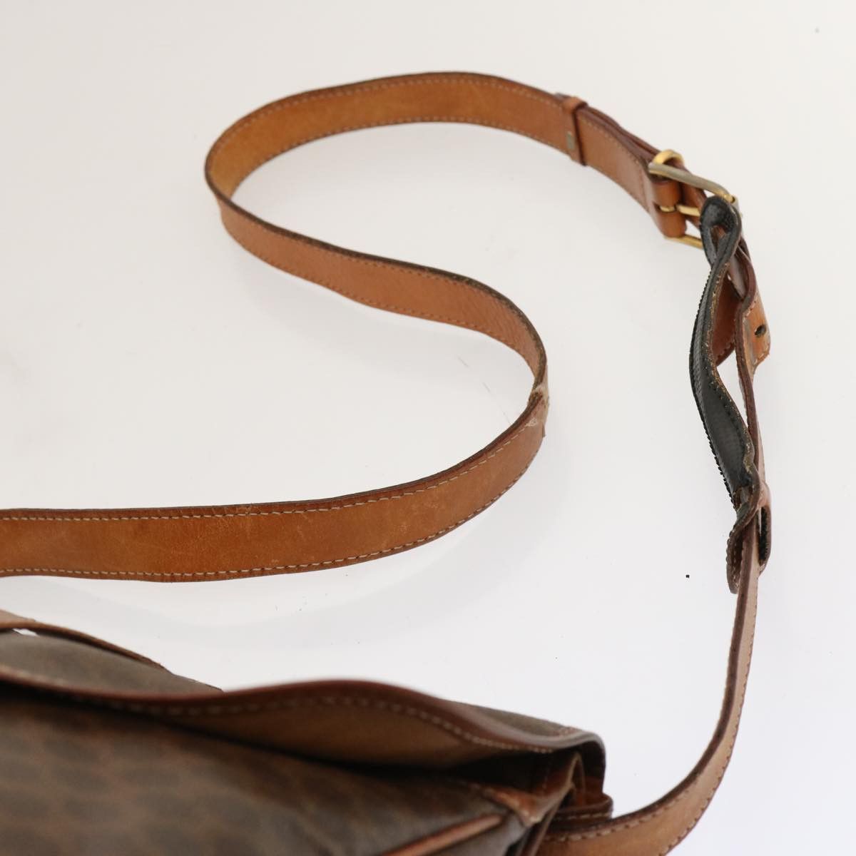 Celine CELINE Macadam Canvas Shoulder Bag Pvc Brown Size ONE SIZE - 8 Thumbnail