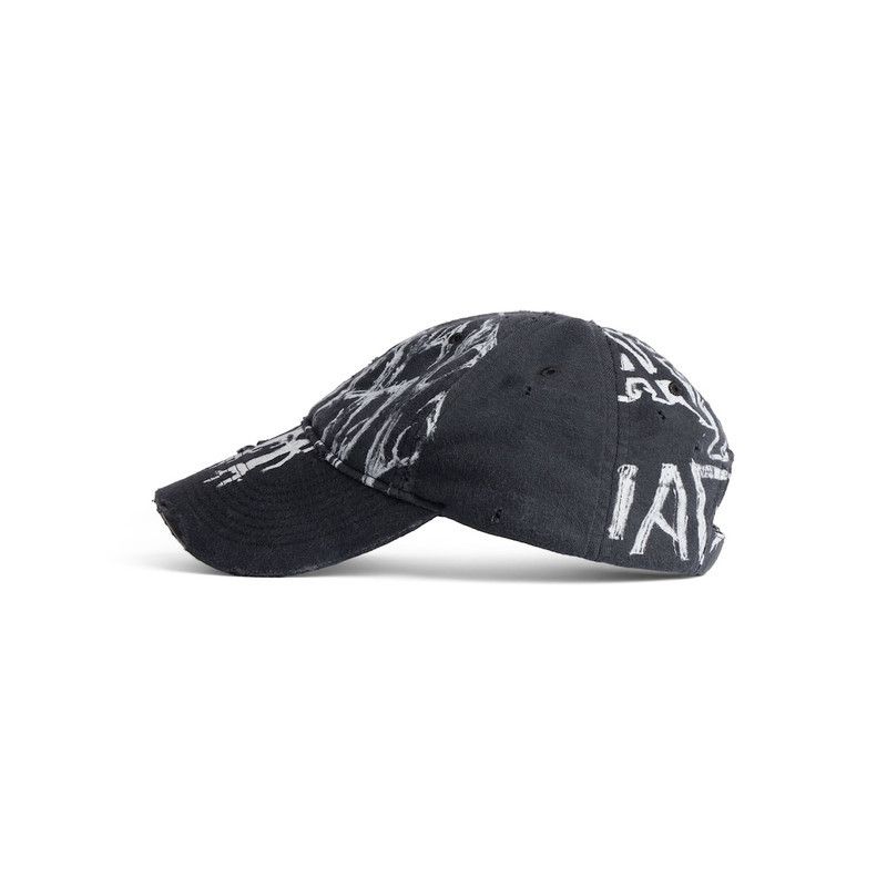 Balenciaga o1w1db10126 Size: M / DIY Metal Cap in Black/White Size ONE SIZE - 5 Thumbnail