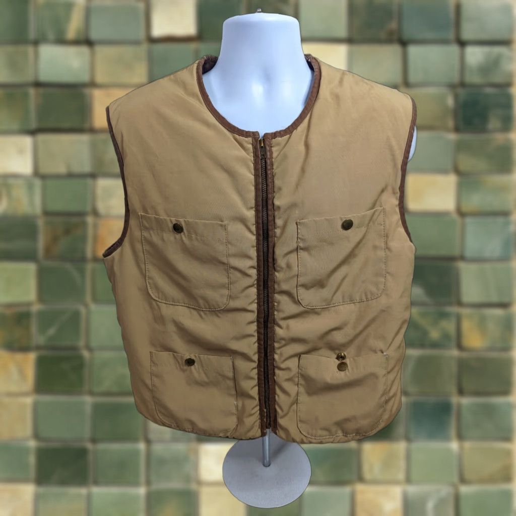 Vintage VINTAGE Thoroughbred by energy Vest Hunting Field Puffer Men’s XL USA Coat Size US XL / EU 56 / 4 - 1 Thumbnail