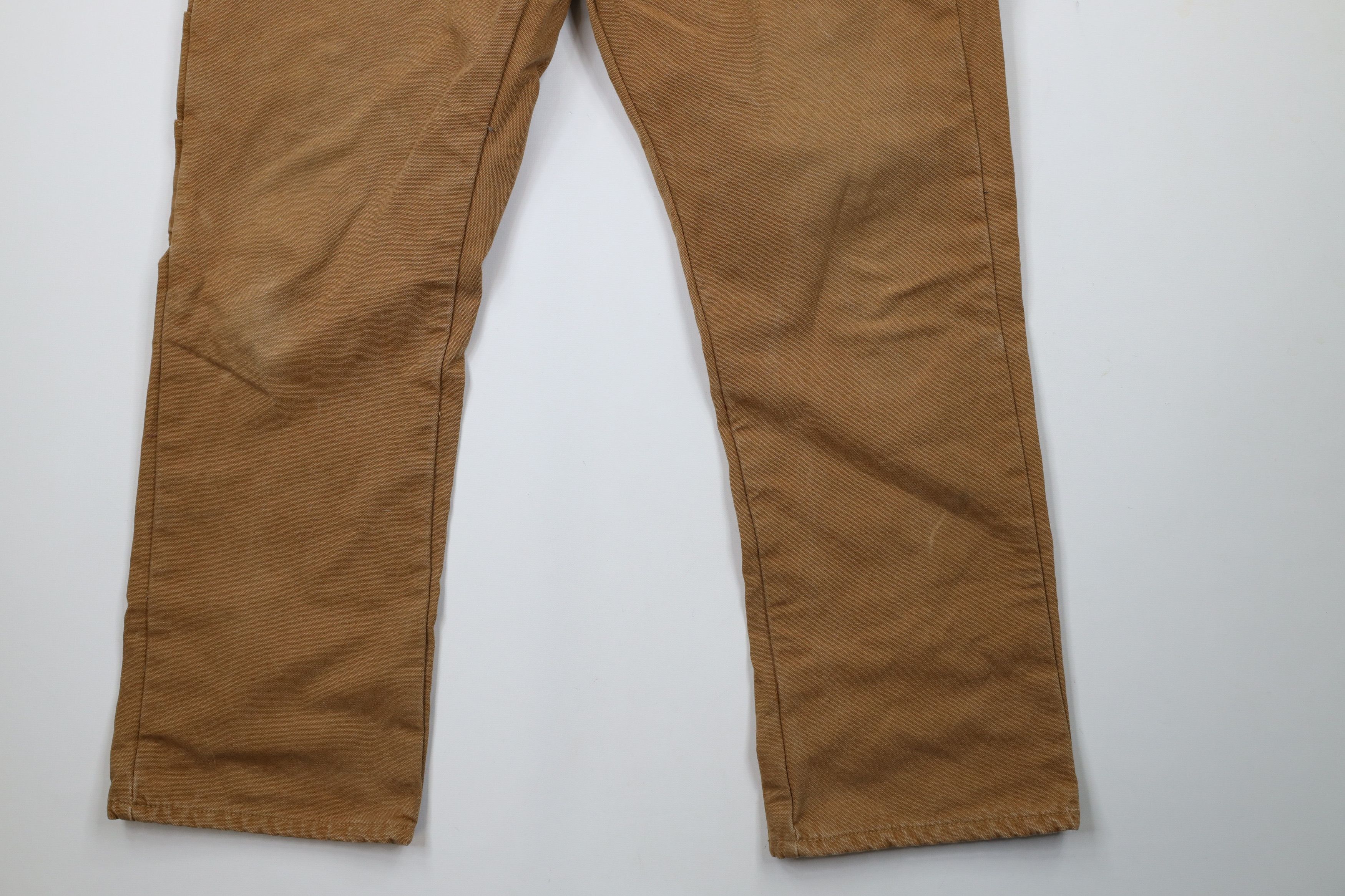 Dickies × Vintage Vintage Y2K Dickies Flannel Lined Canvas Dungaree Pants Size US 36 / EU 52 - 5 Thumbnail