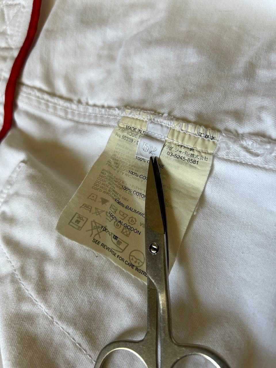 Prada Archive Prada Cargo White Denim Pants Size US 34 / EU 50 - 7 Thumbnail