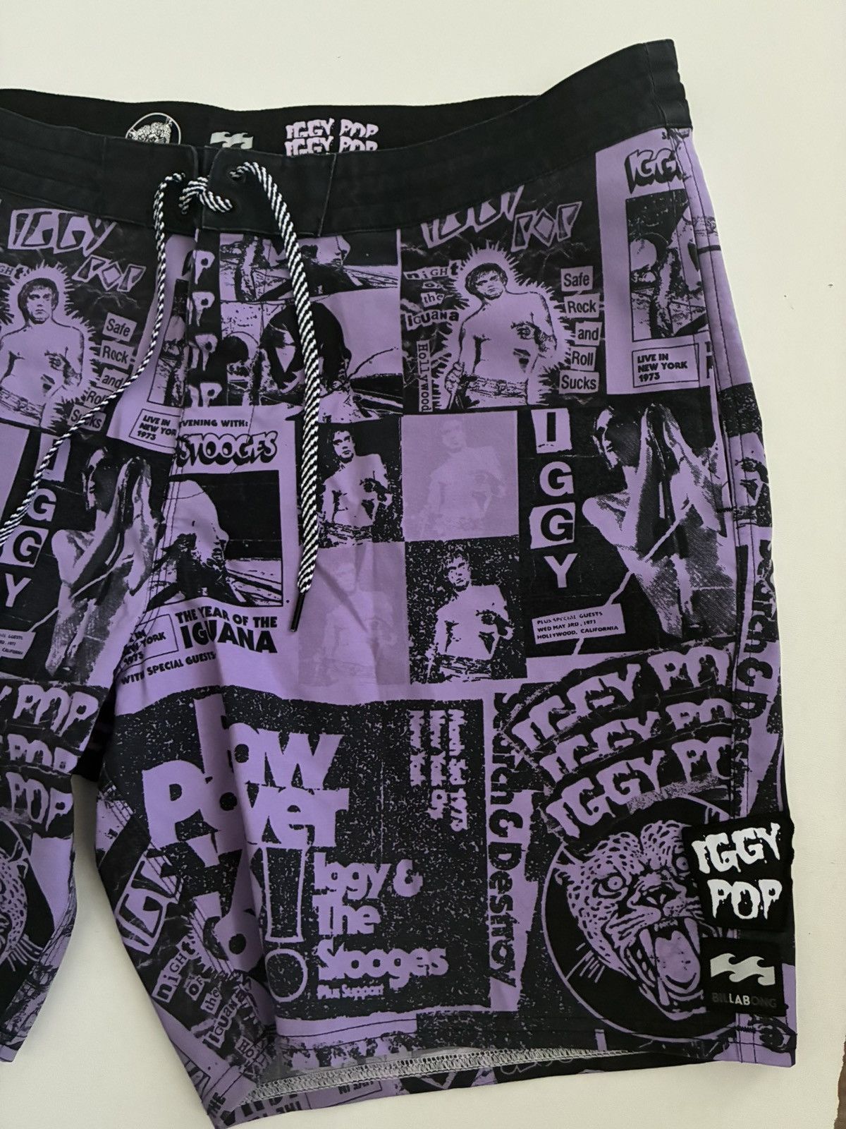 Billabong Billabong shorts Iggy Pop rare band rock archive art garde Size US 38 / EU 54 - 8 Thumbnail