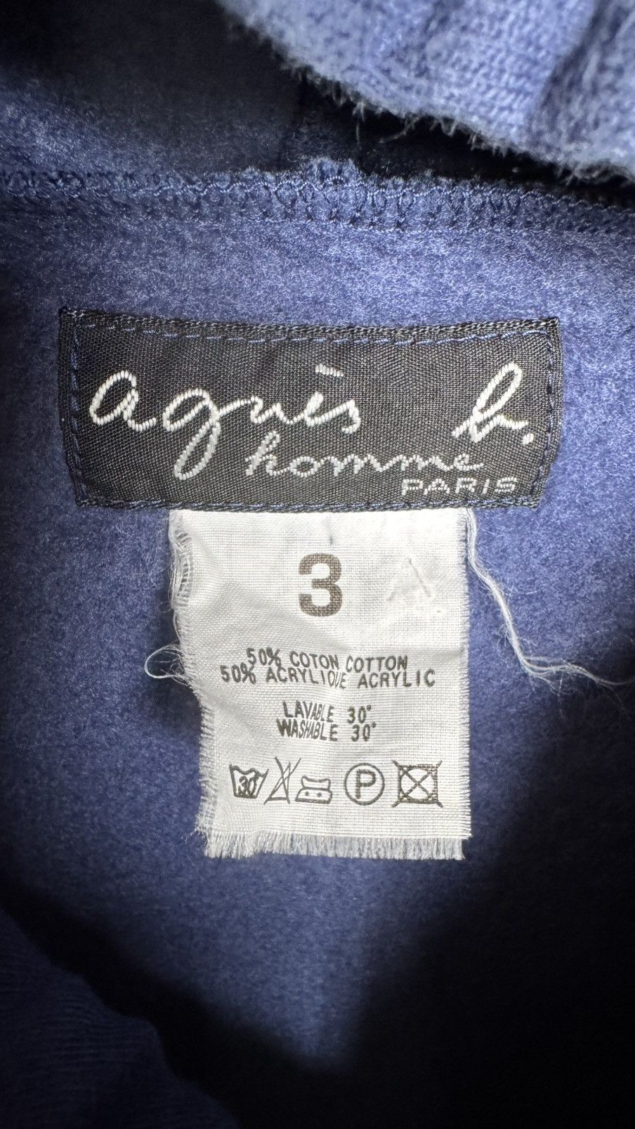 Japanese Brand Vintage Abnis H homme Paris zipper Hoodie Size US L / EU 52-54 / 3 - 3 Thumbnail