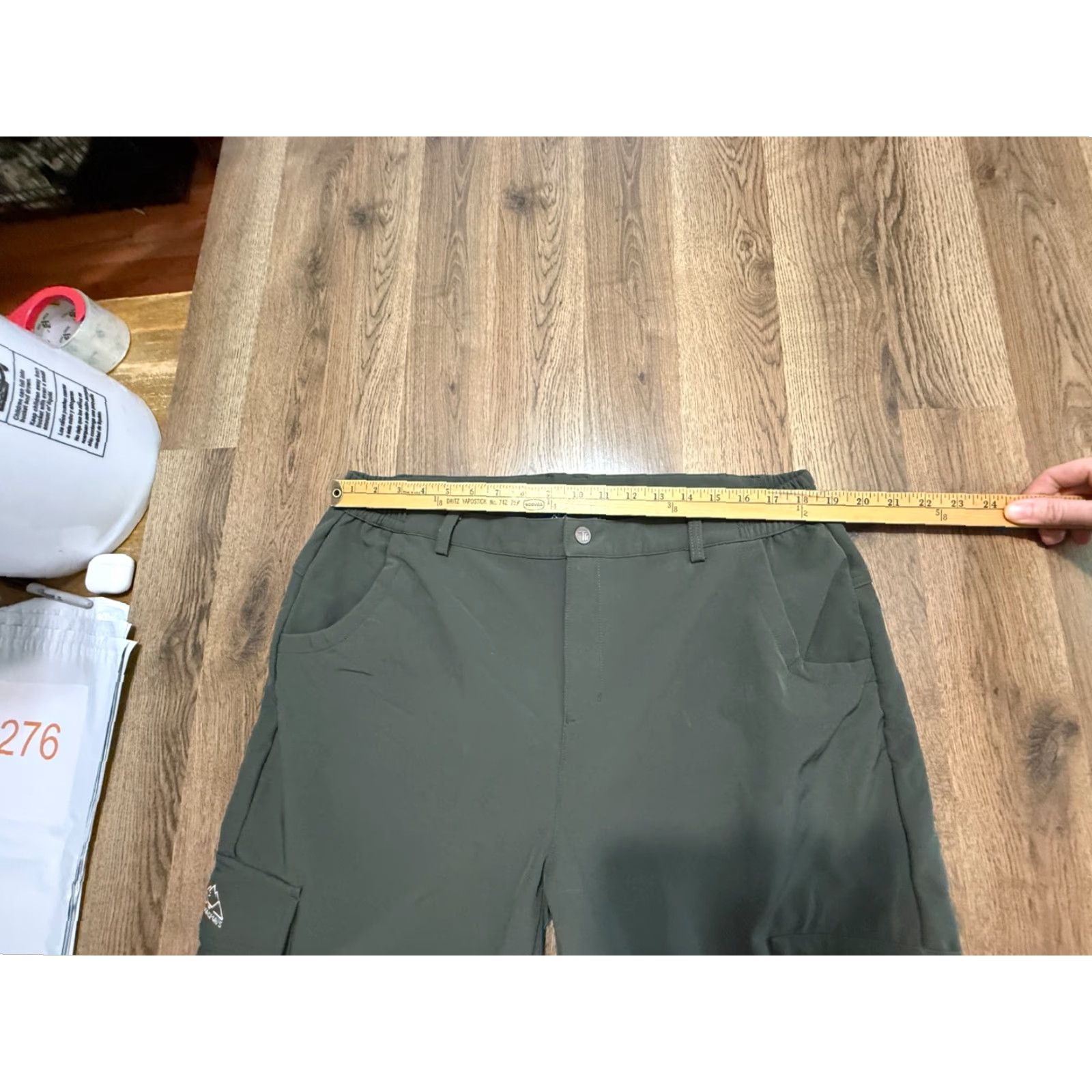 Vintage Outdoor Sports Pants Men Size XXL Green Straight Leg High Rise Cargo Pants Regular Inseam 29in Size US 39 - 7 Thumbnail