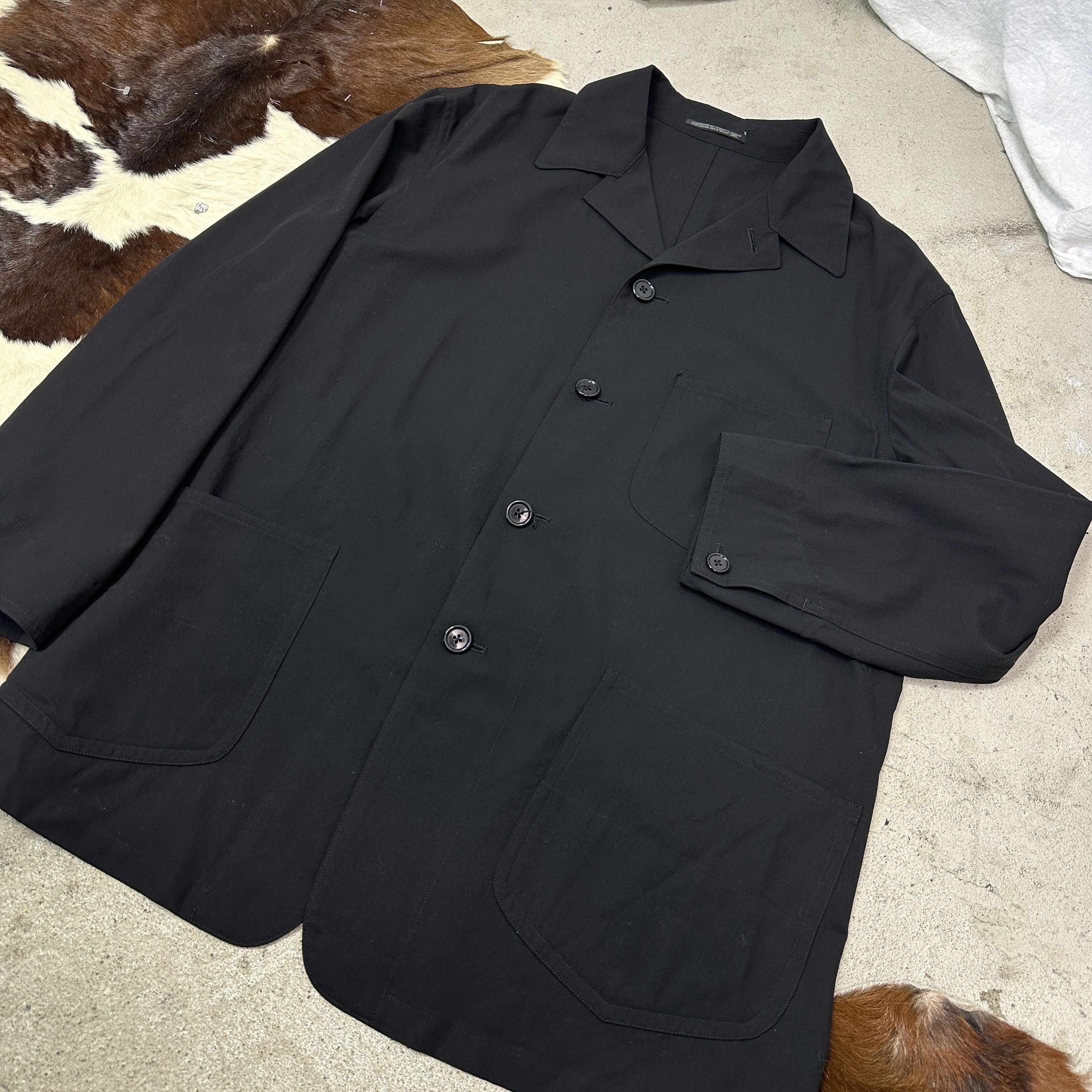 Yohji Yamamoto Vintage Avant Garde Classy Yohji Yamamoto Coat Y2K Size M / US 6-8 / IT 42-44 - 6 Thumbnail