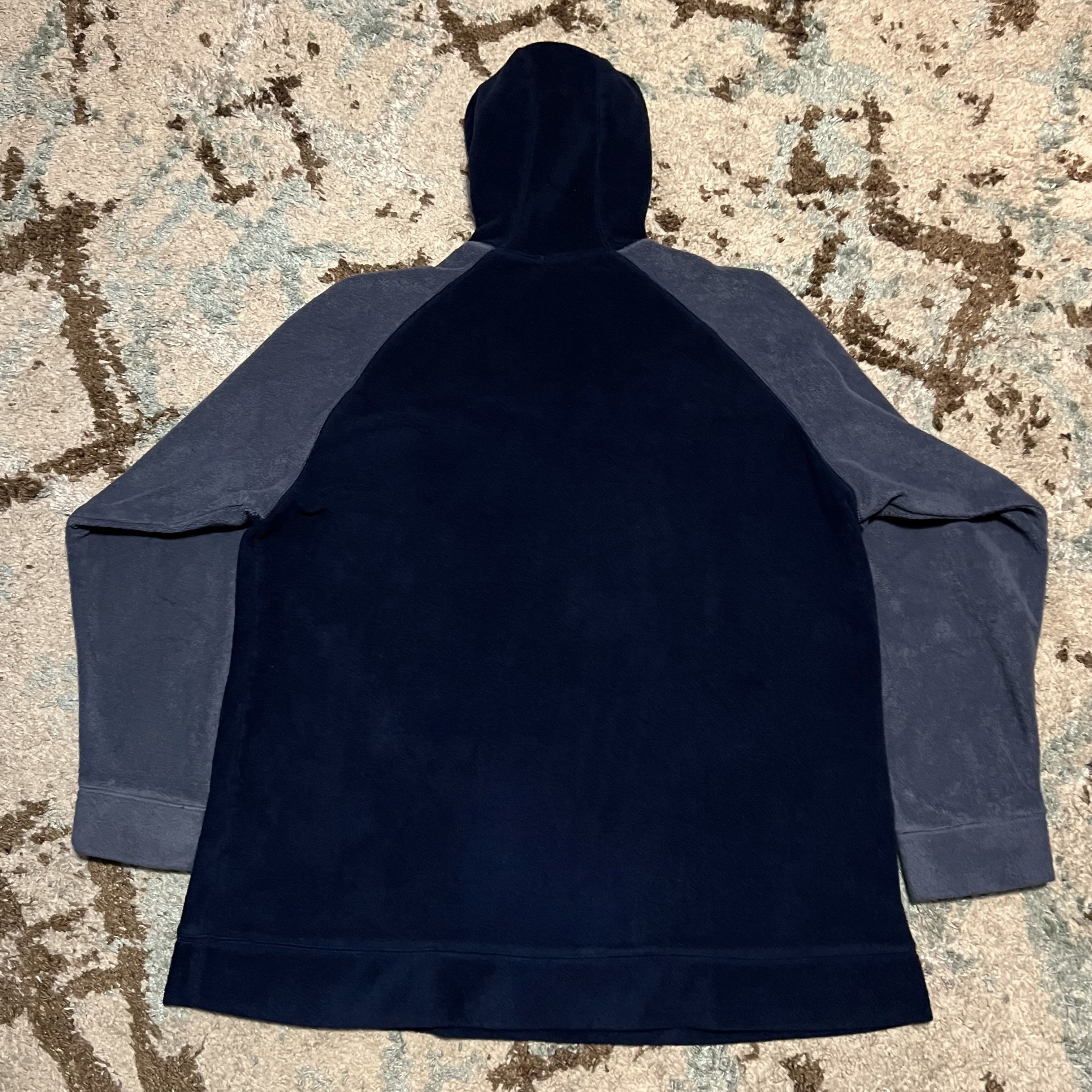 Nike × Vintage Vintage Nike Spellout Fleece Hoodie Size 2XL Center Swoosh Size US XXL / EU 58 / 5 - 2 Thumbnail